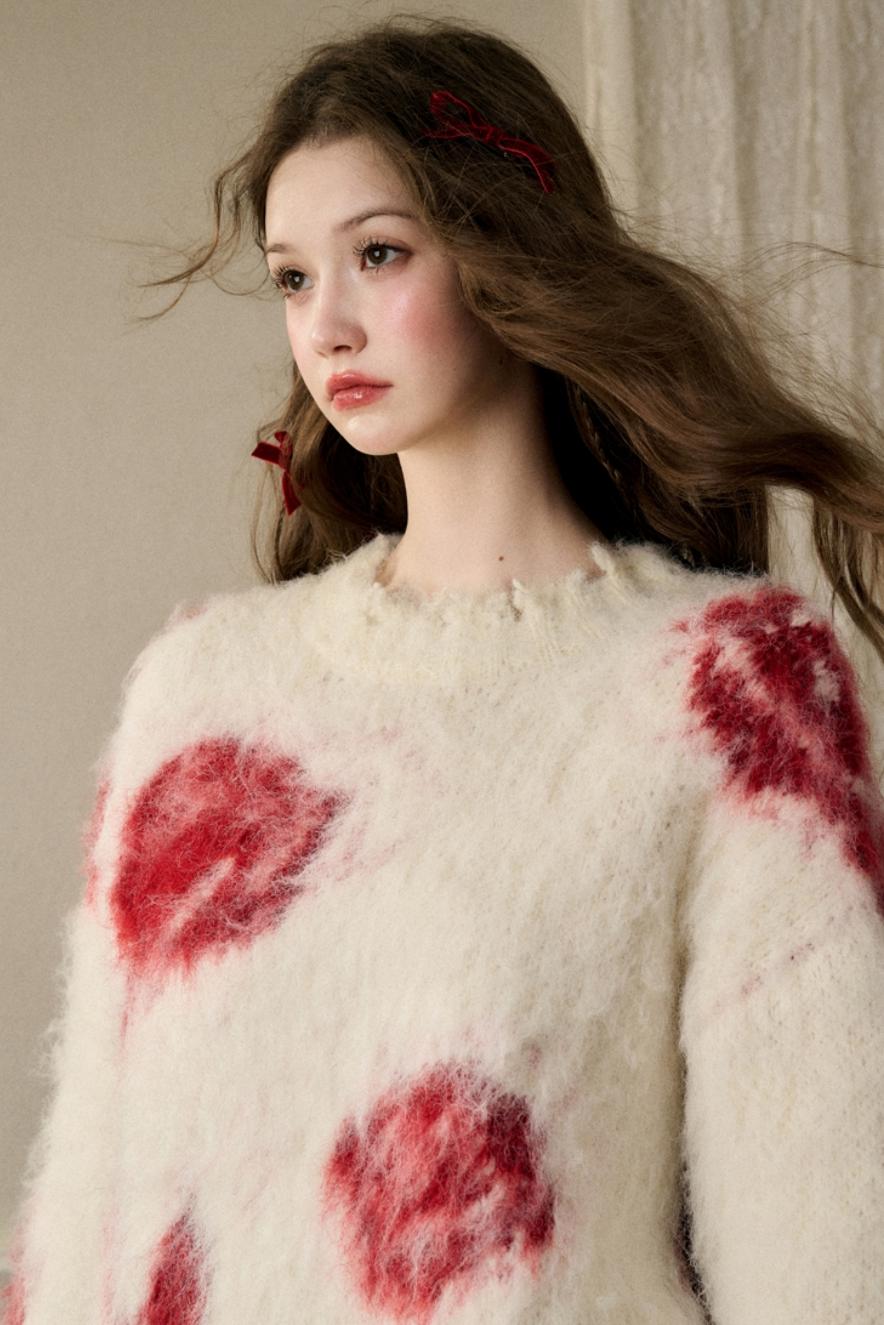 Plüschiger warmer Fleece-Pullover