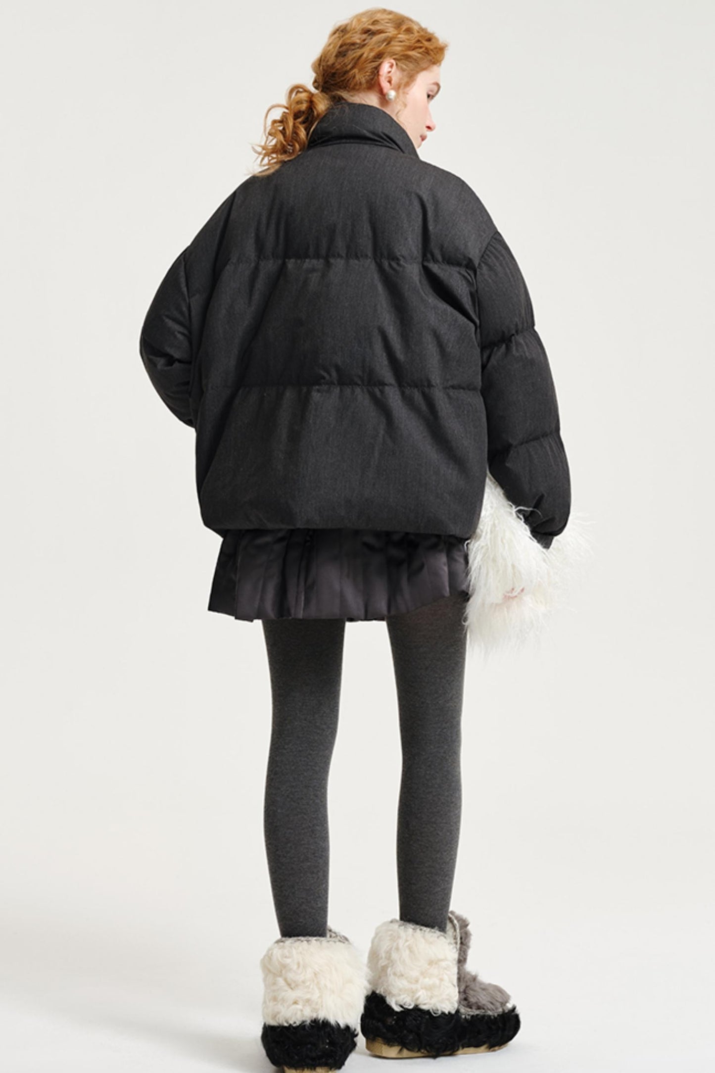 Plus Elasticated Waist Down Jacket