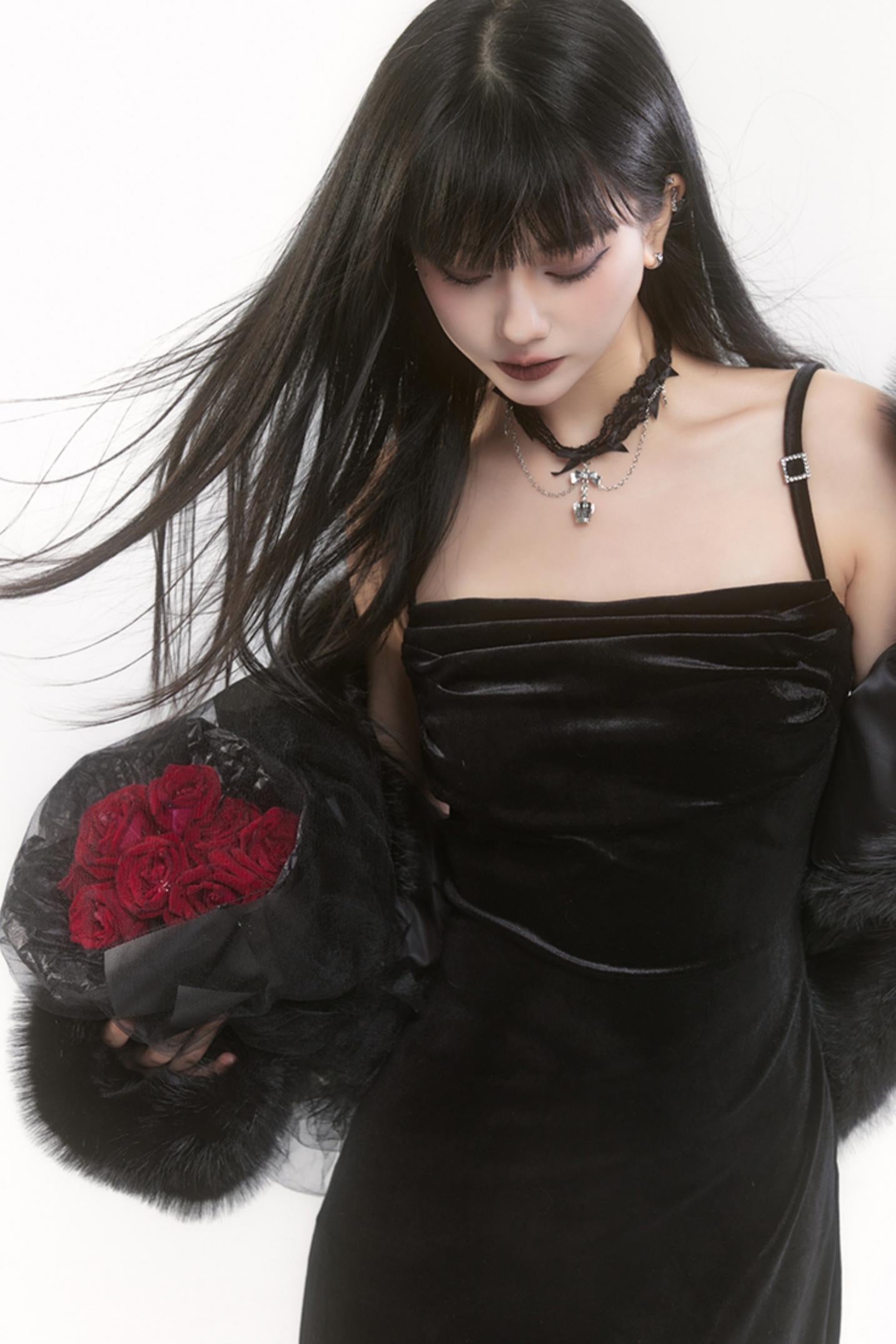 Chic Velvet Event Dress