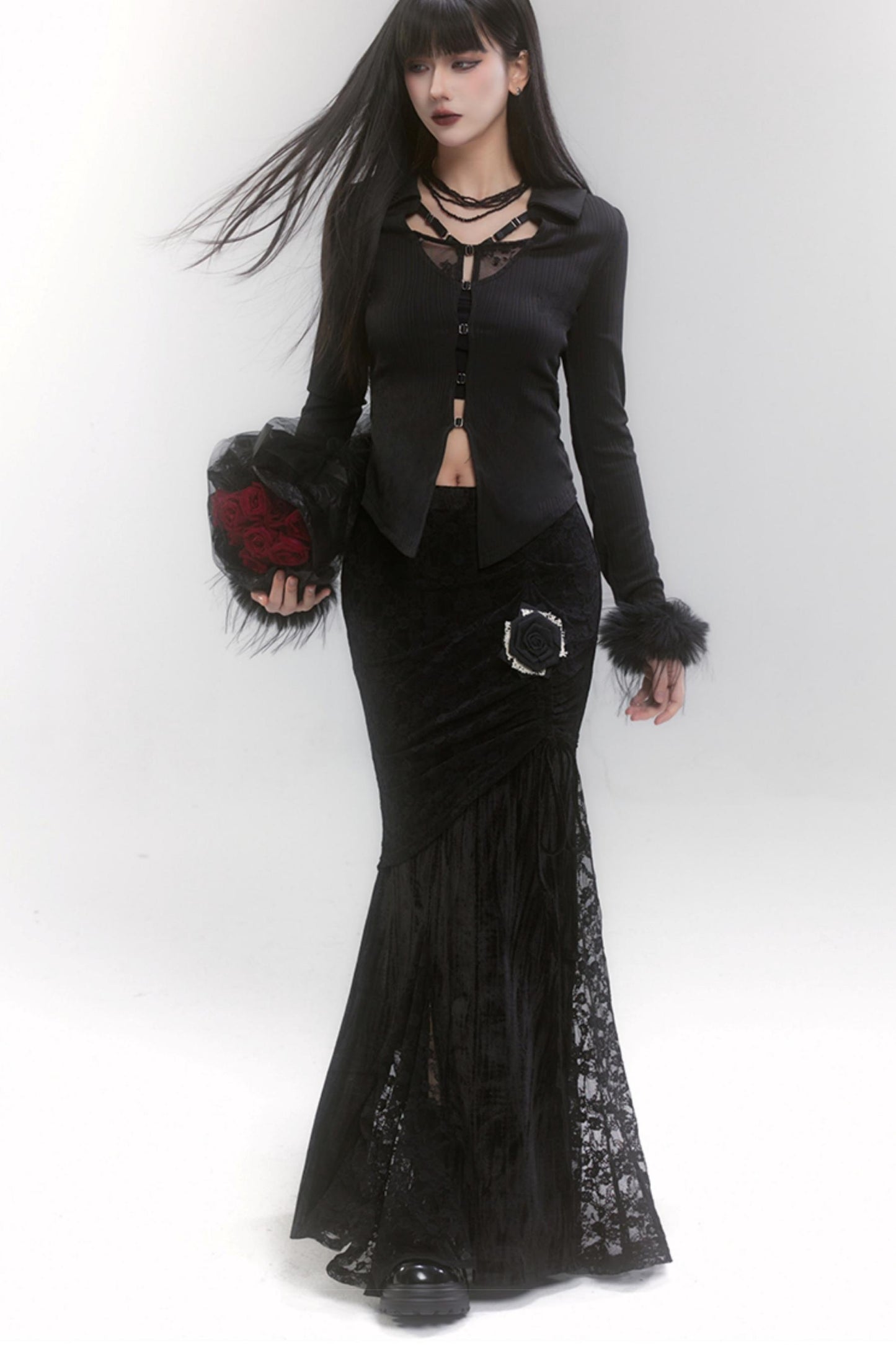 Unique Chic Fishtail Skirt