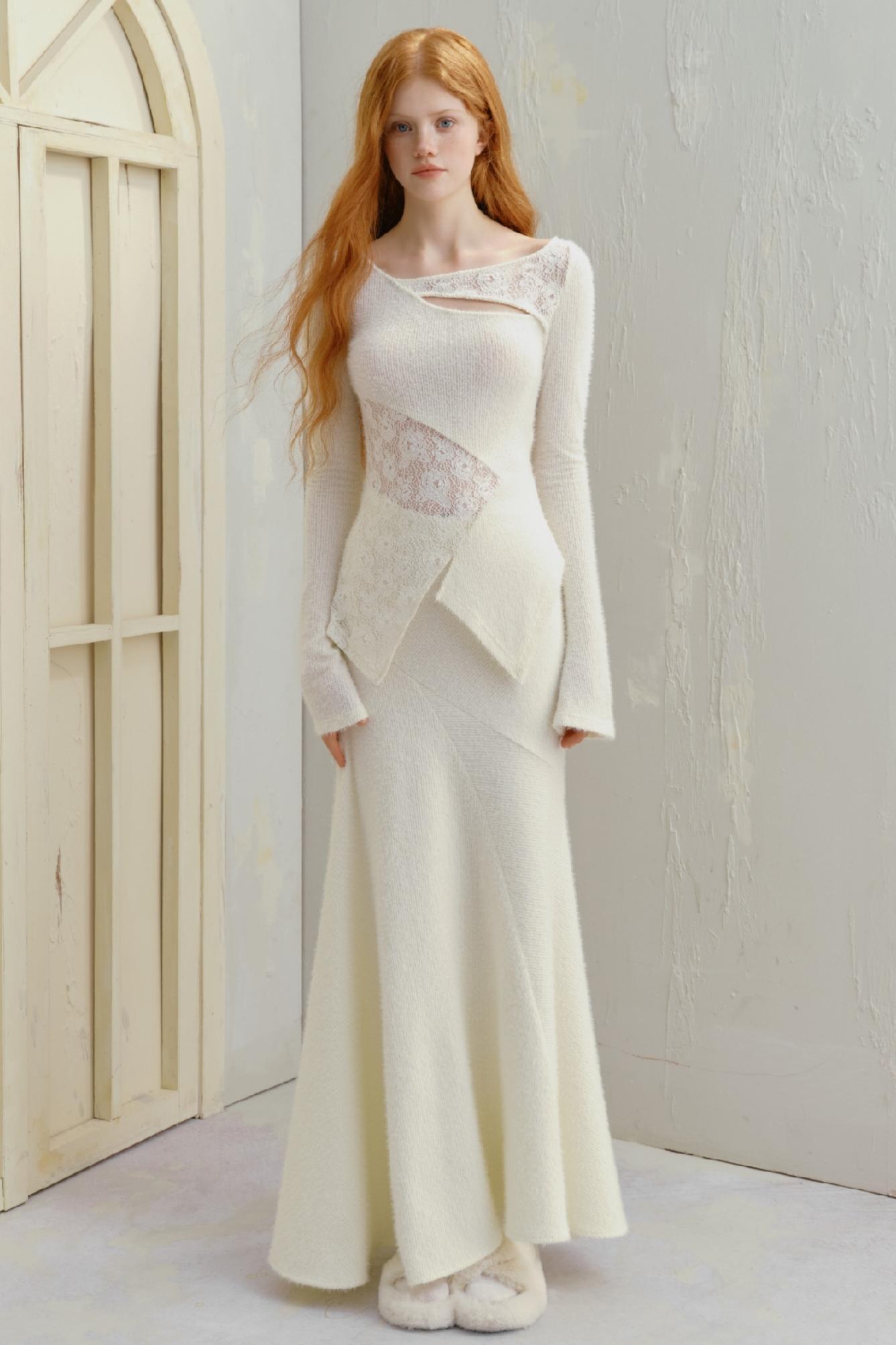 슬림 핏 니트 스웨터