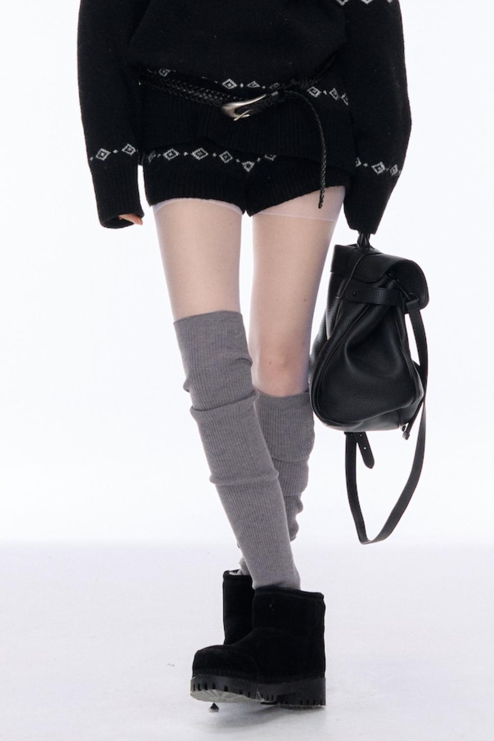 Vintage Gestricktes Slim Set-Up