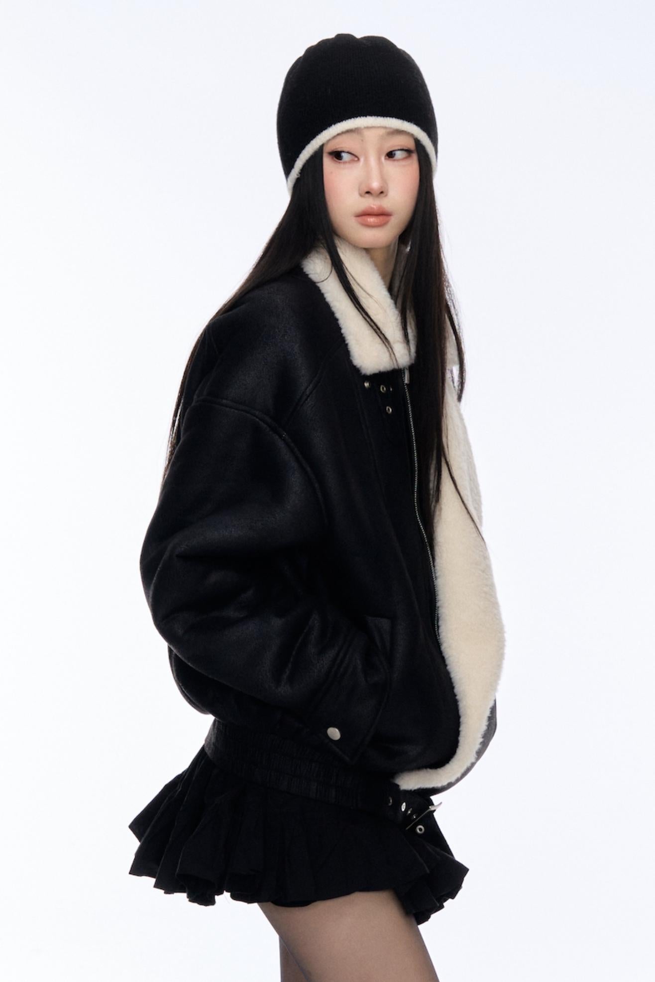 Sweet Cool Wool Contrast Hat