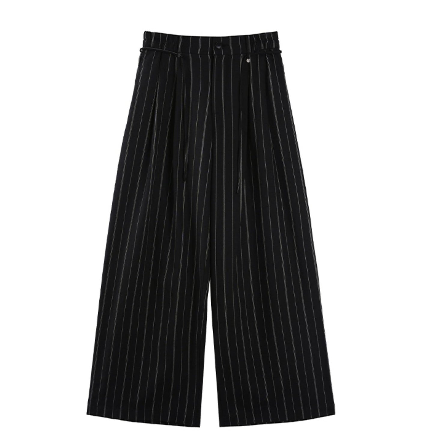 Black Wide-Leg Trousers