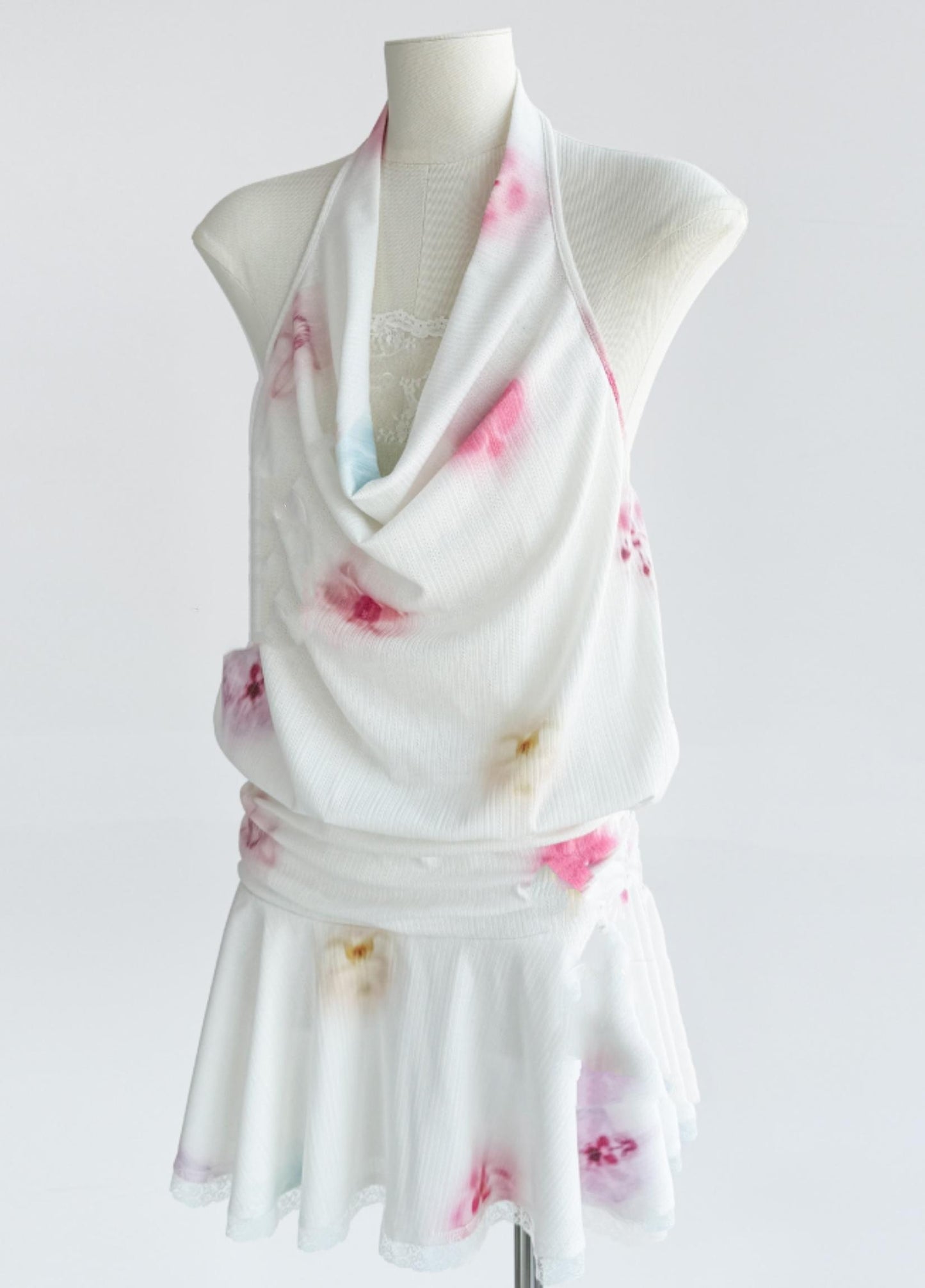 Bliss Lace Swing Dress With Net Skirt Set-Up