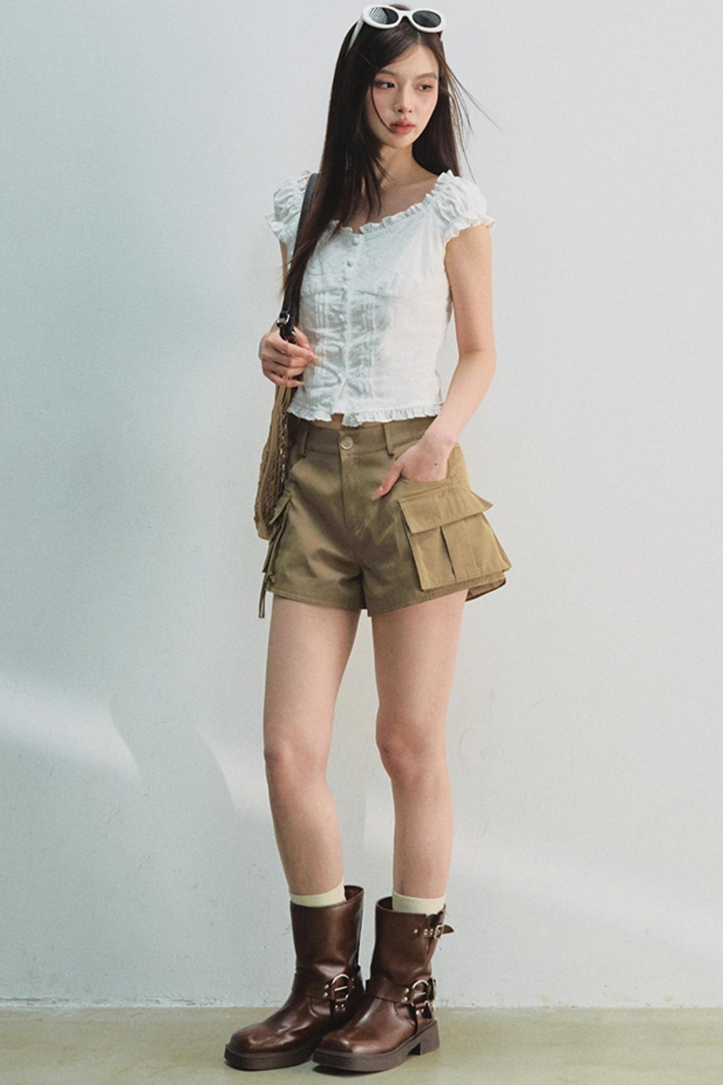 French Puff Sleeve Top