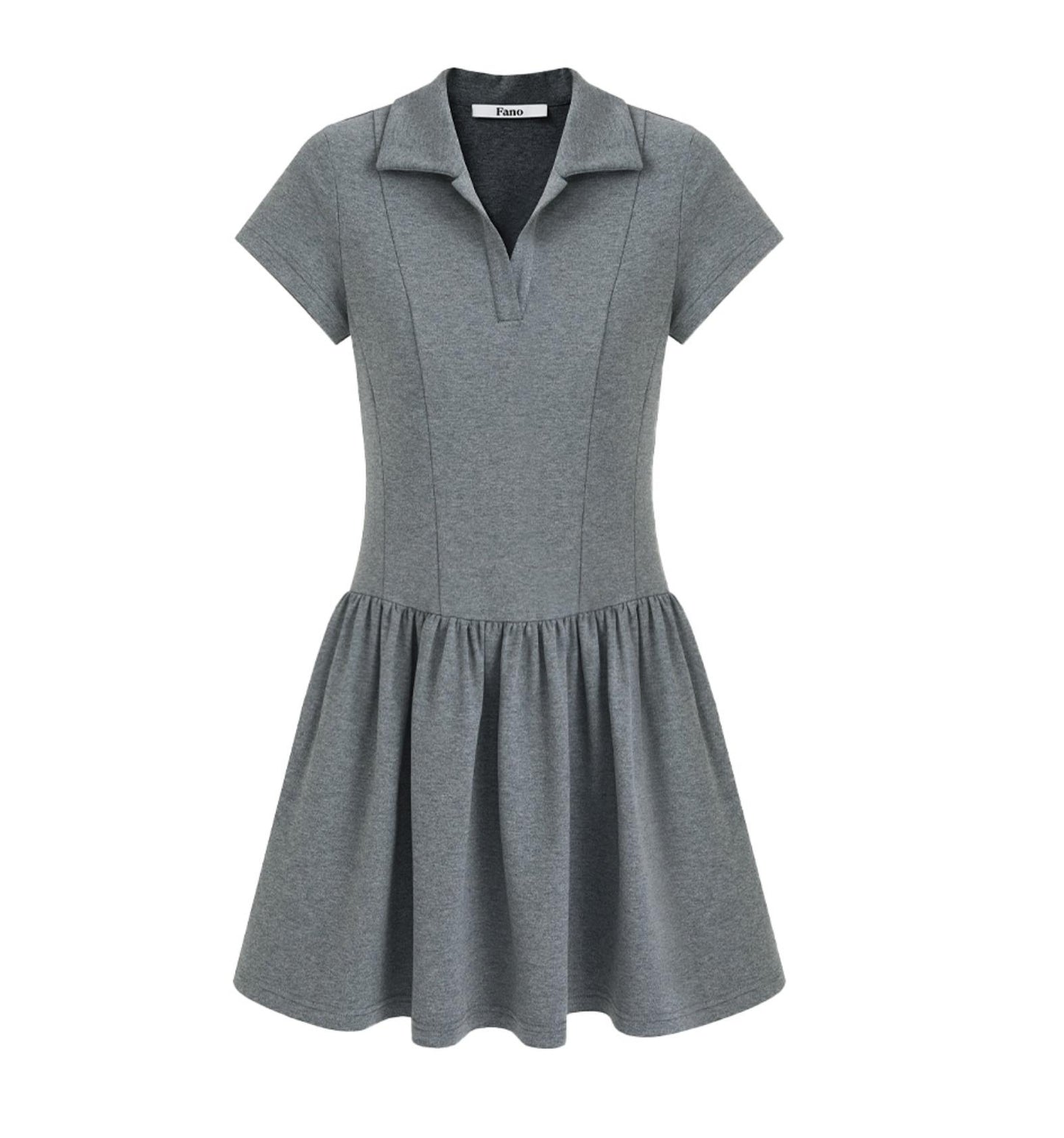 Retro A-Line Knit Dress