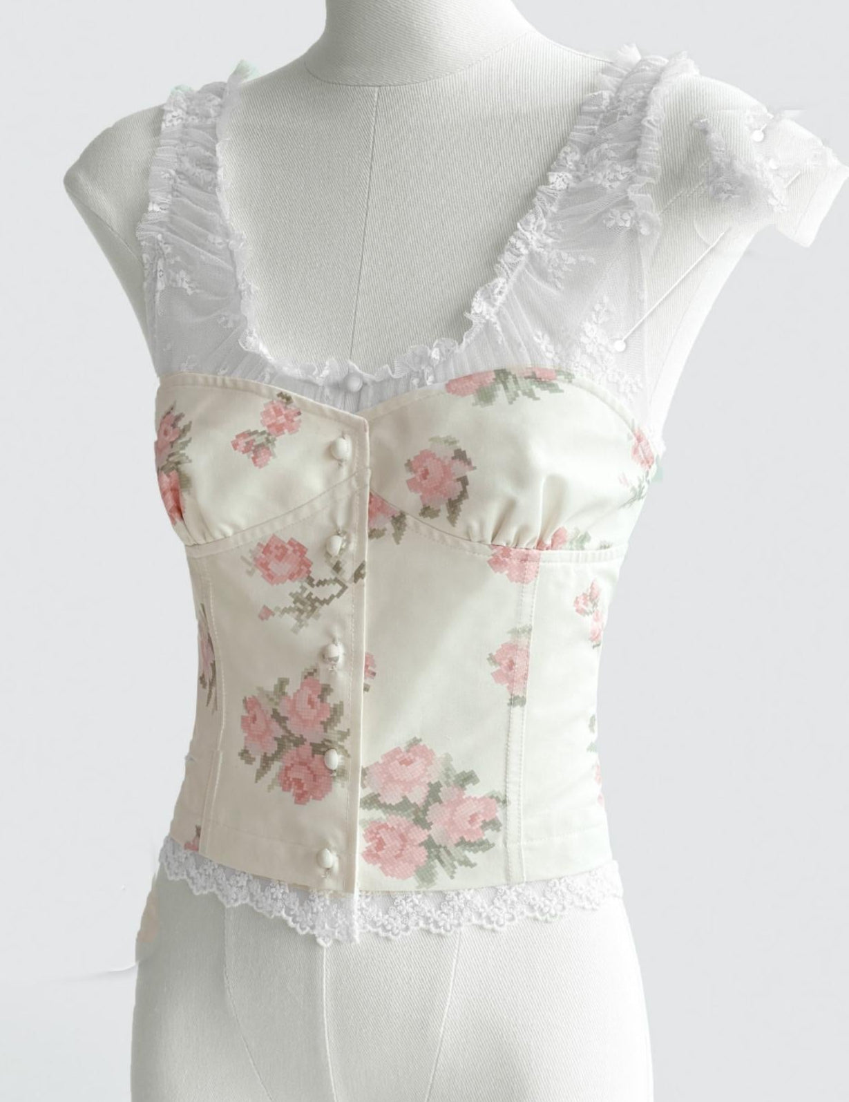 Fit Lace Detail Strap Top