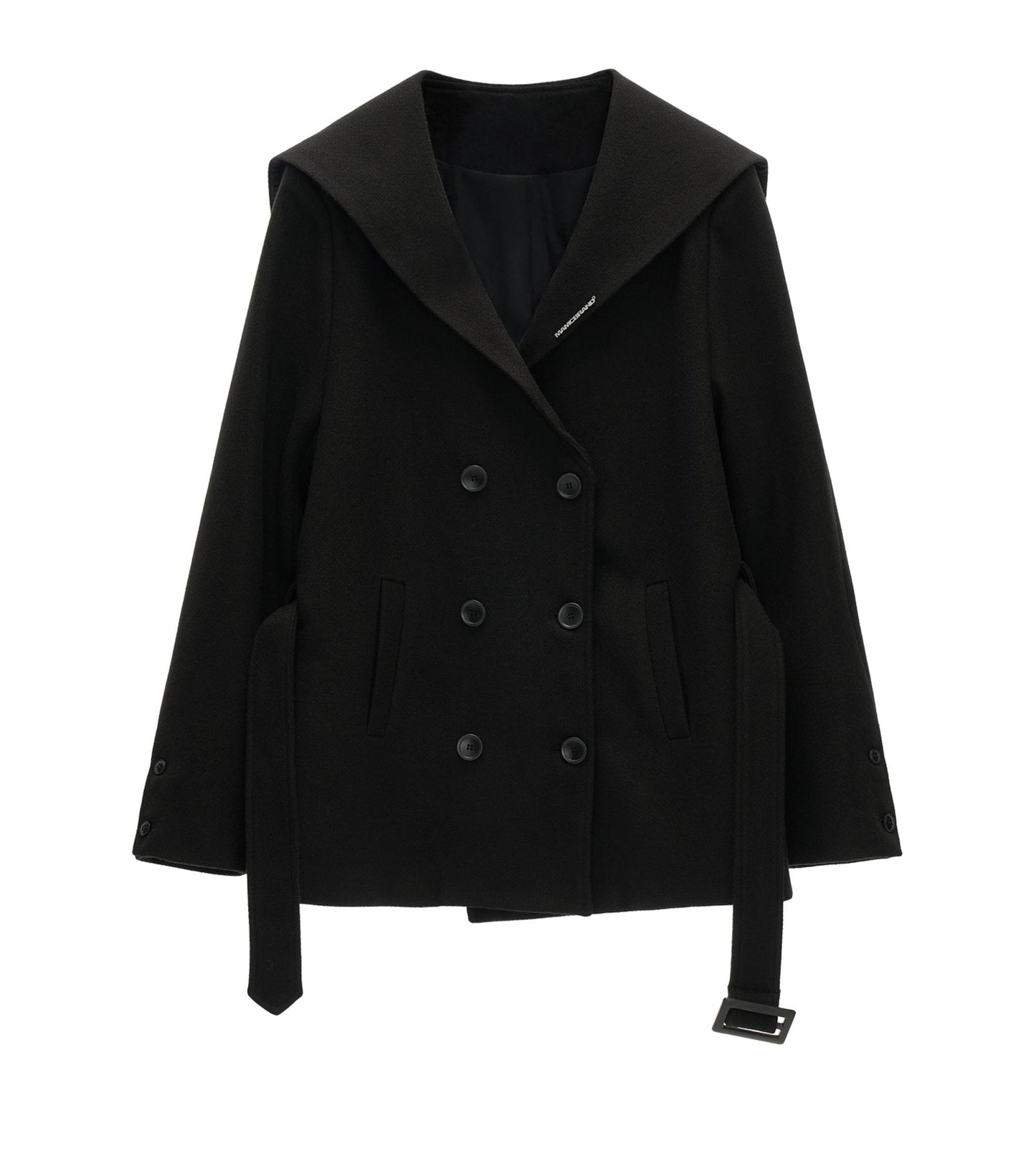 College Style Woolen Coat