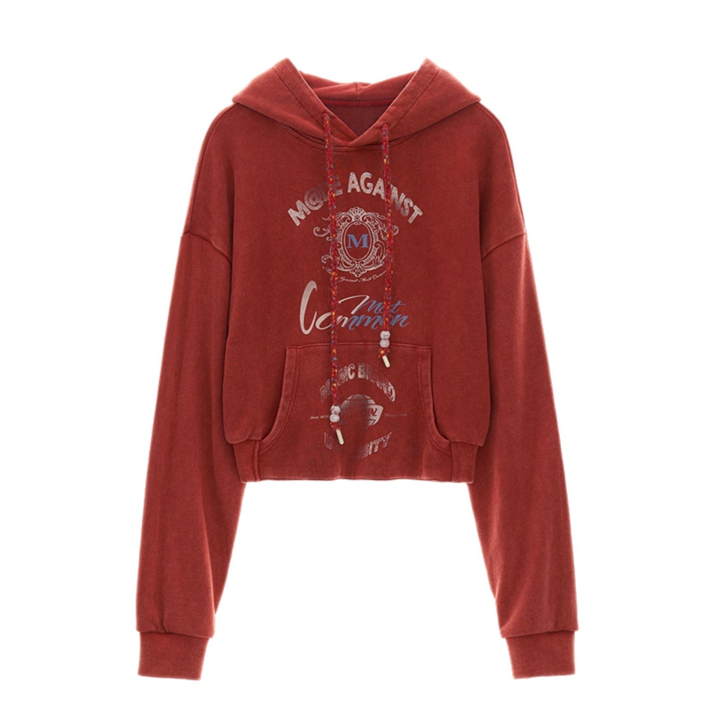 Floral Logo Hooded Sweatshirt