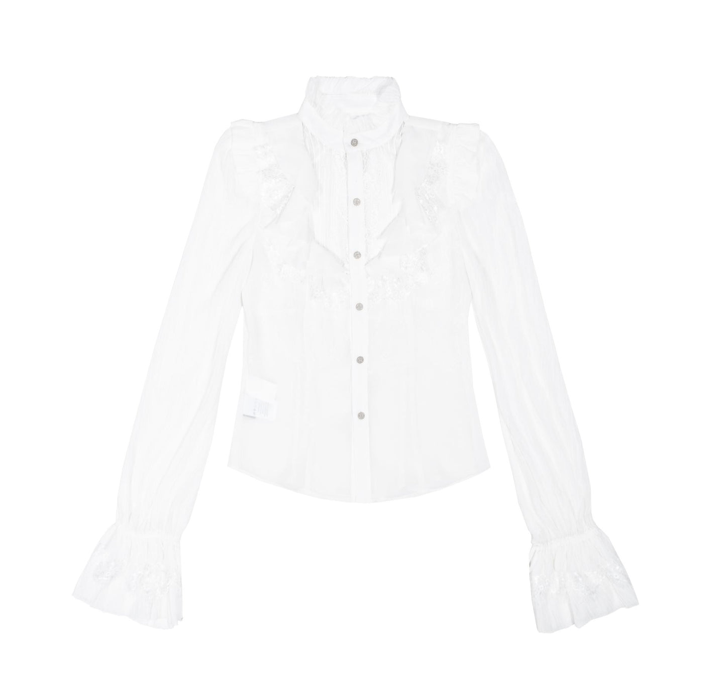 Chiffon Court Tunic Shirt