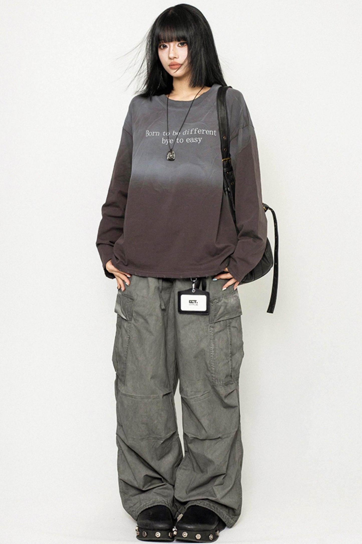 Gray Cargo Work Pants