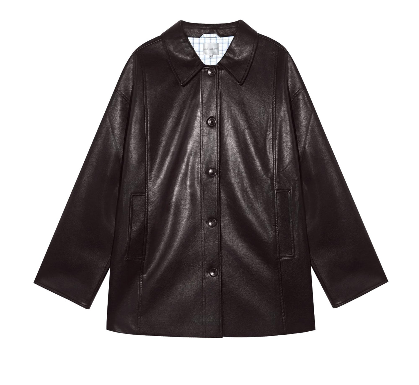 Motorcycle Plaid Leather Jacket