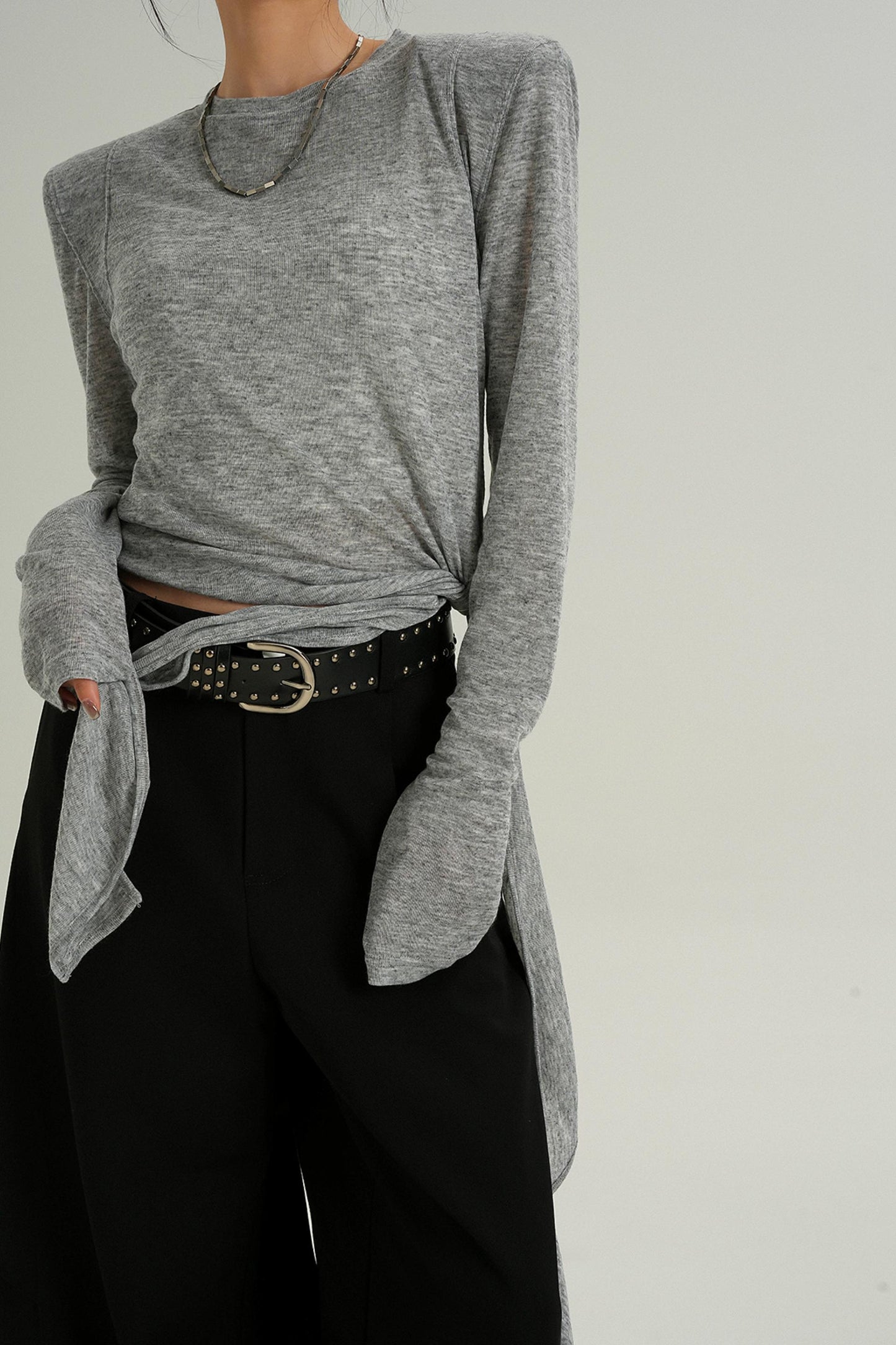 Spring Slant Hem Top