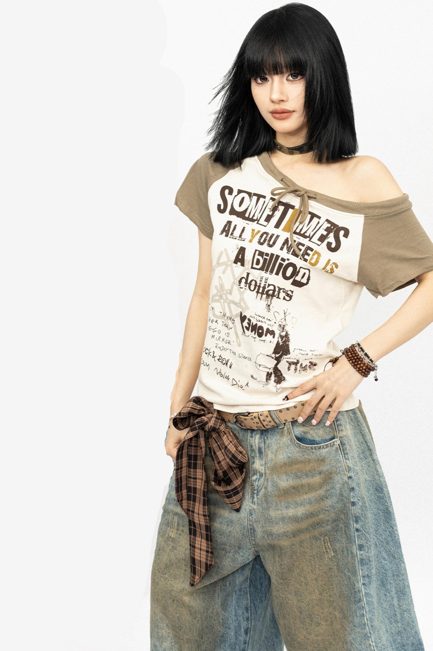 Washed Yellow Shorts