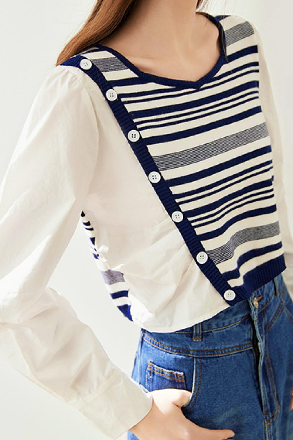 Striped Knit Sweater