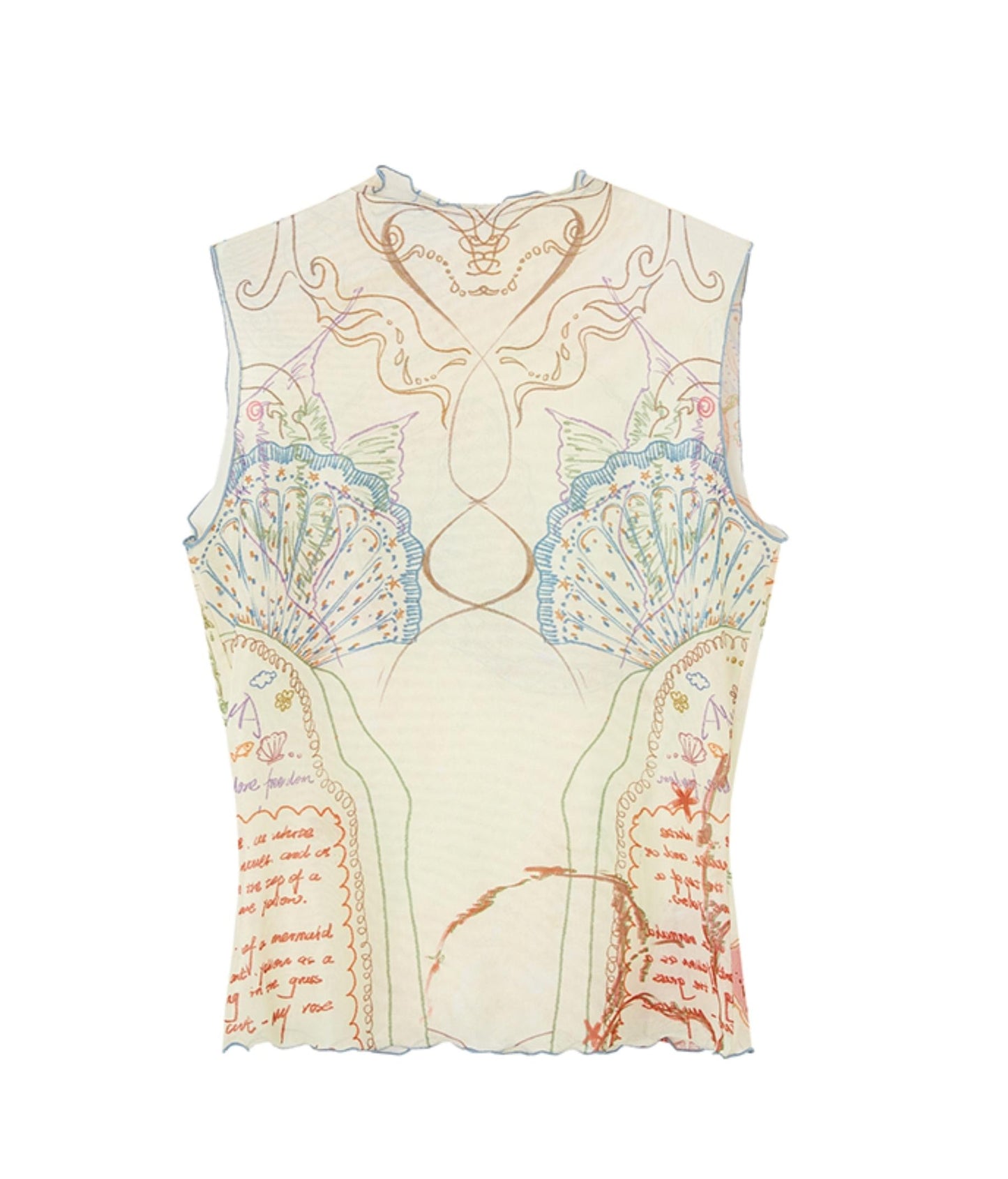 Ocean Shell Tank Top