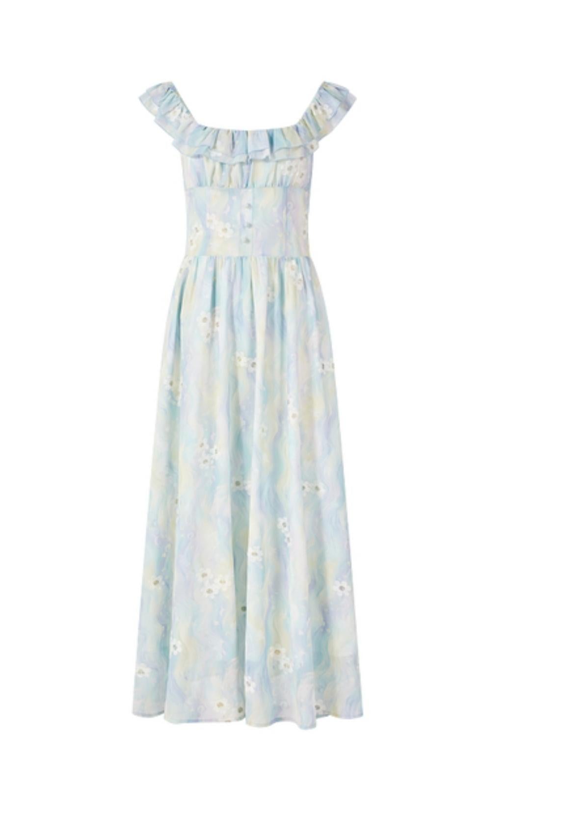 Summer Chiffon A-Line Dress