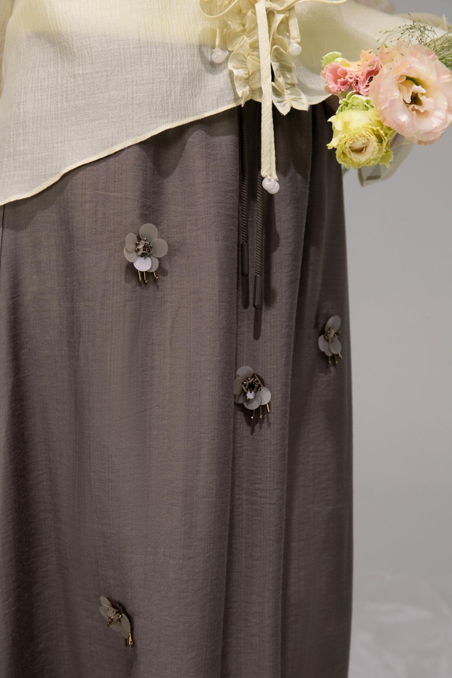 Summer Floral A-Line Skirt