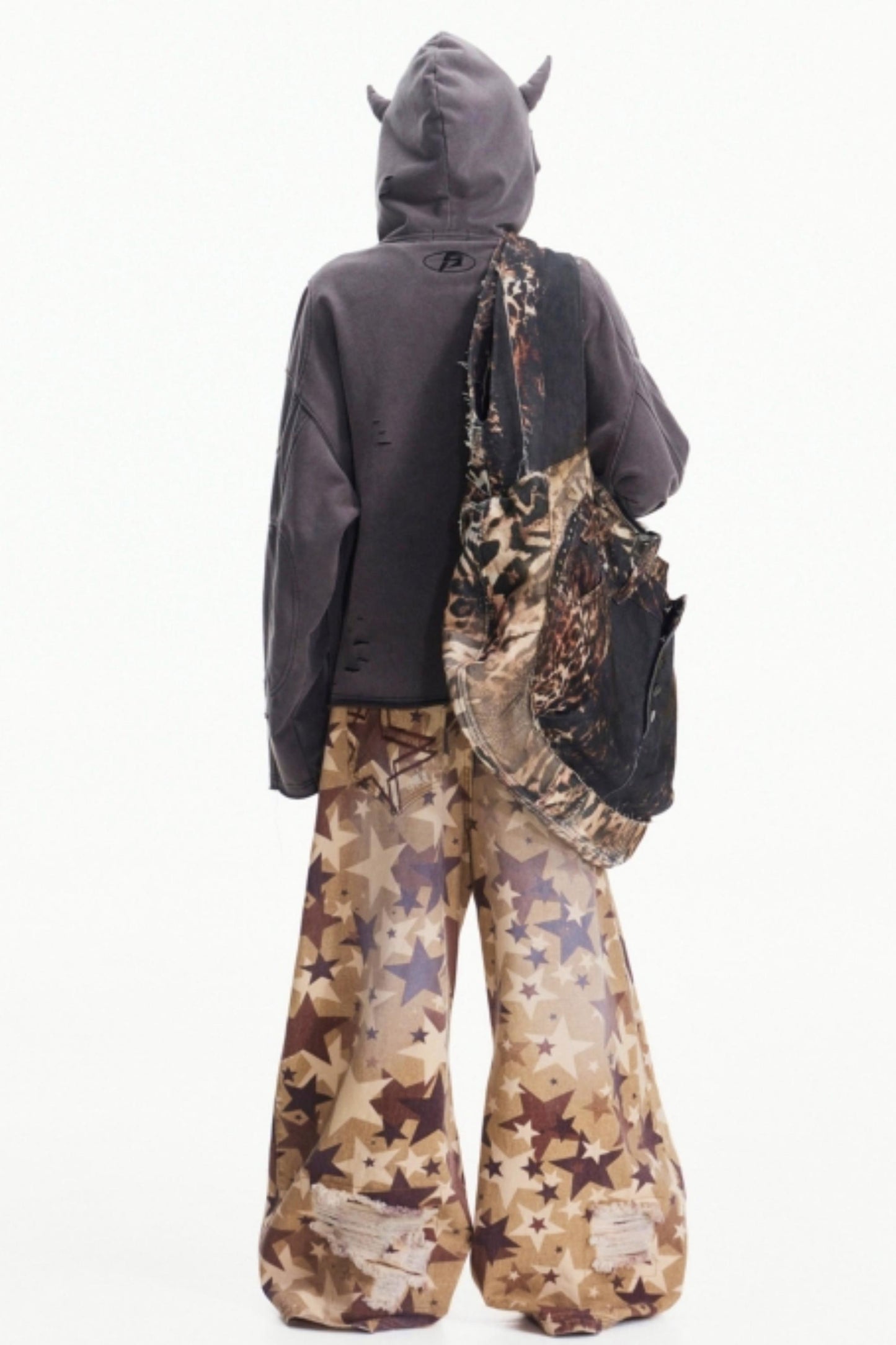 Grey Hooded Sweatshirt