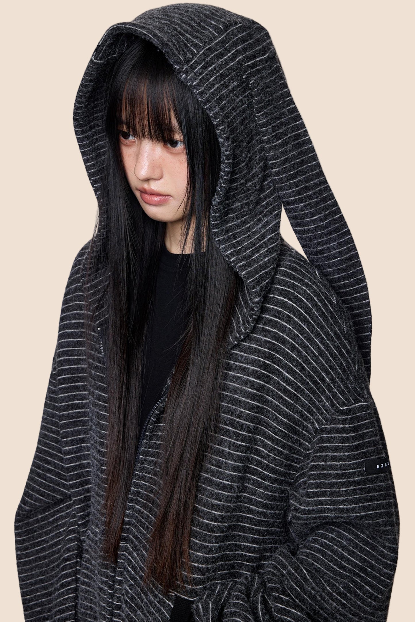 Lazy Vintage Rabbit Hooded Jacket