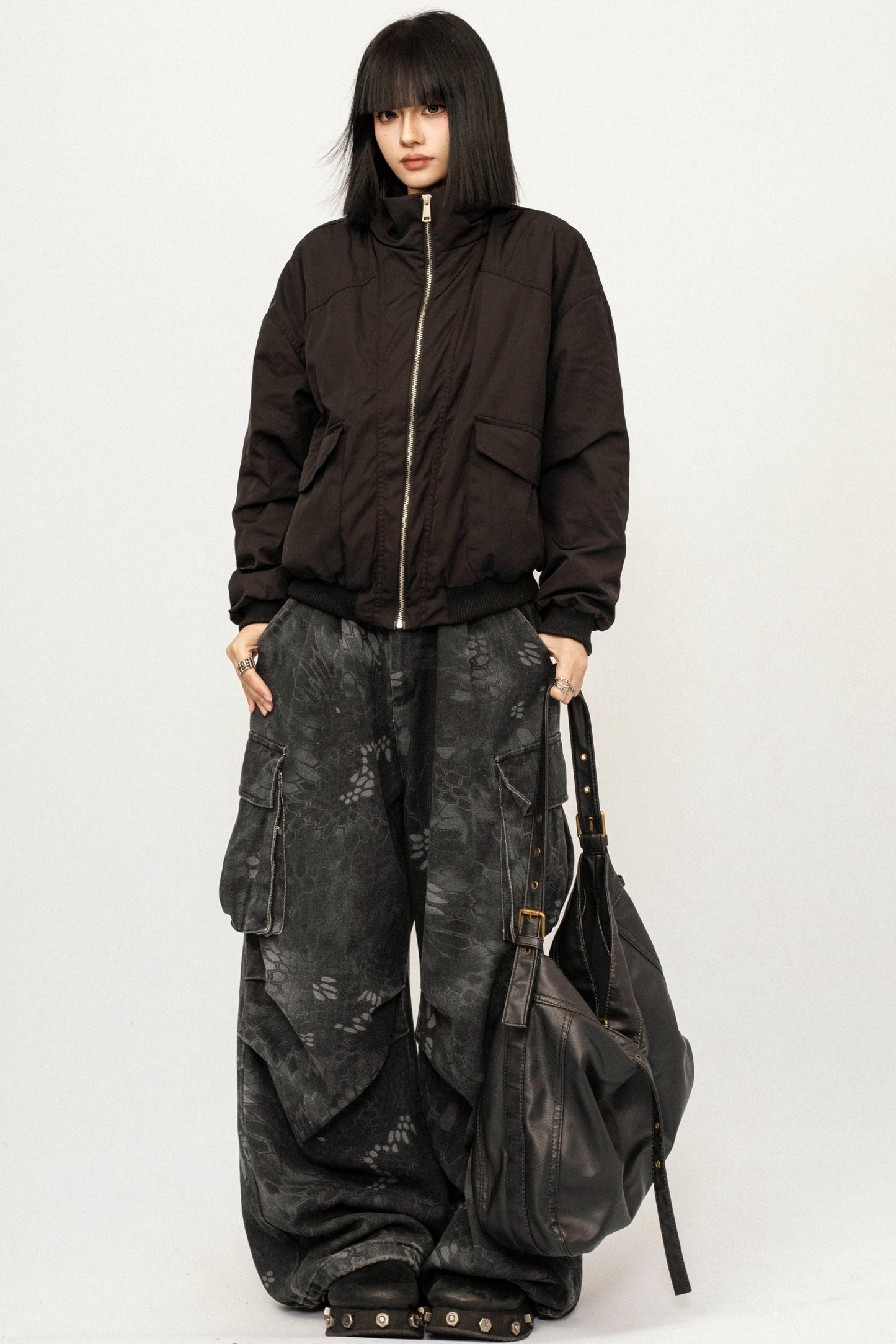 Retro Cotton Hooded Jacket