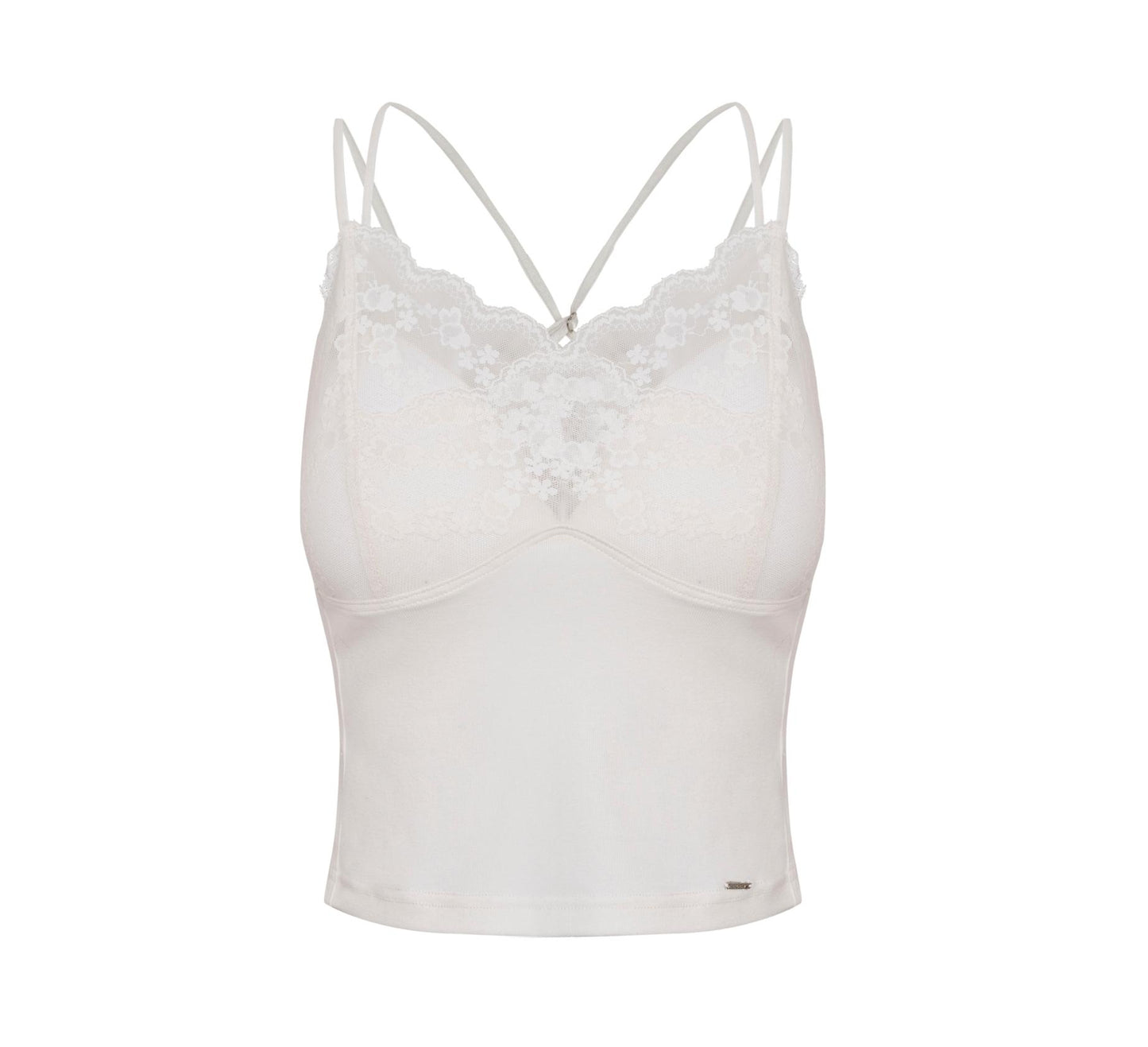 French V-Neck Dress With Inner Cami Set-Up