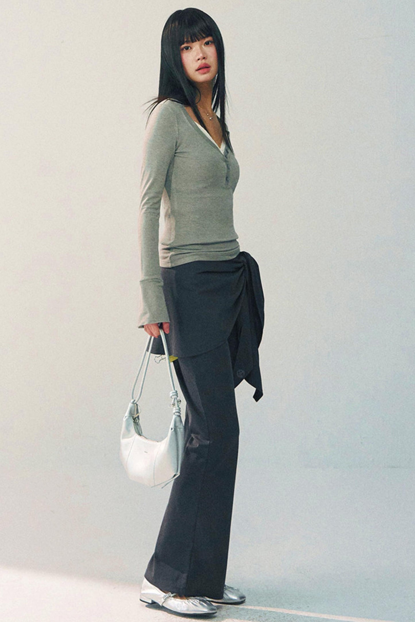 High-Waisted Flared Pants