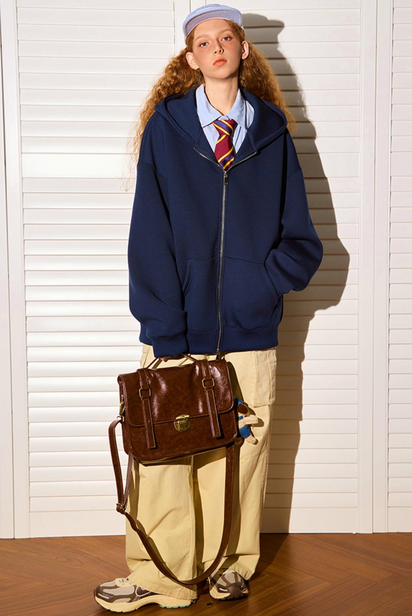 Solid Color Air Layer Jacket