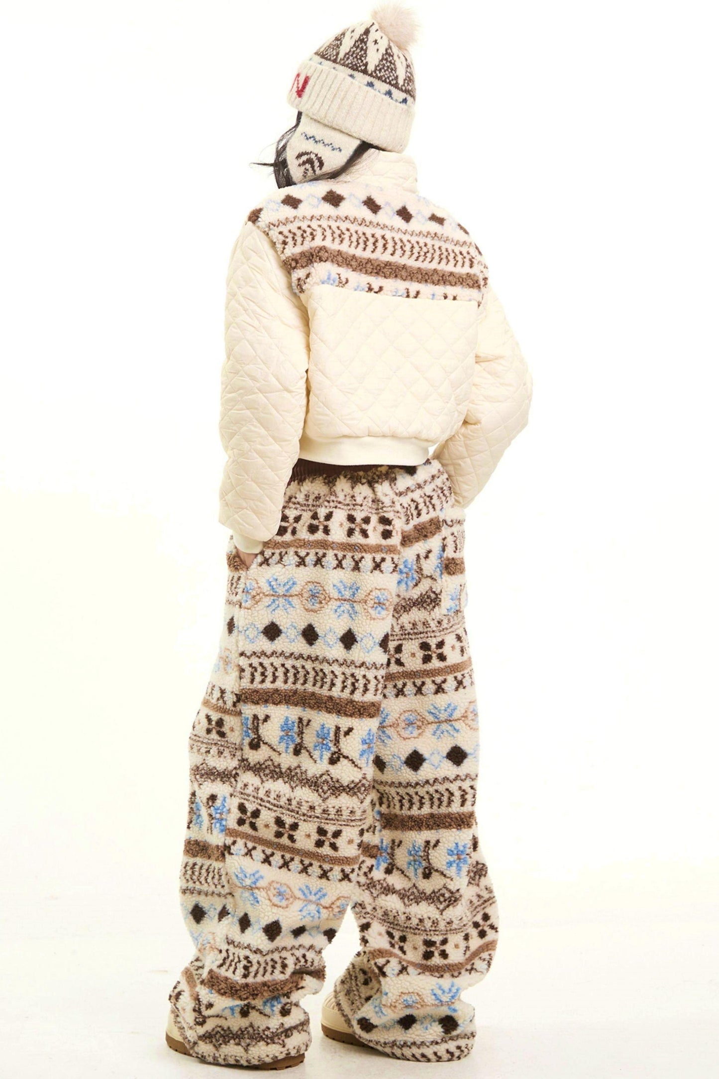 Retro Fair Isle Wool Hat