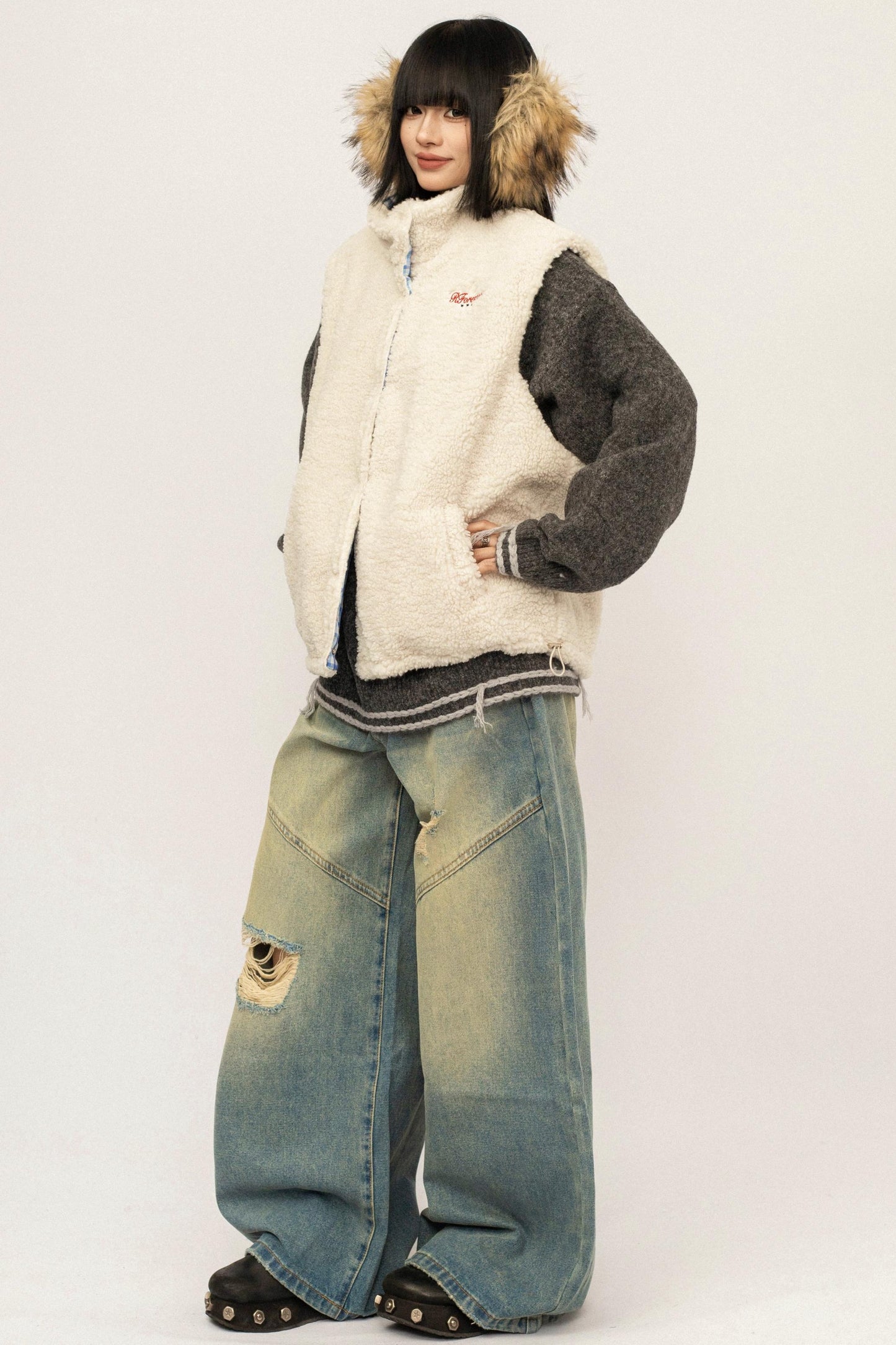 Retro Plaid Quilted Jacket