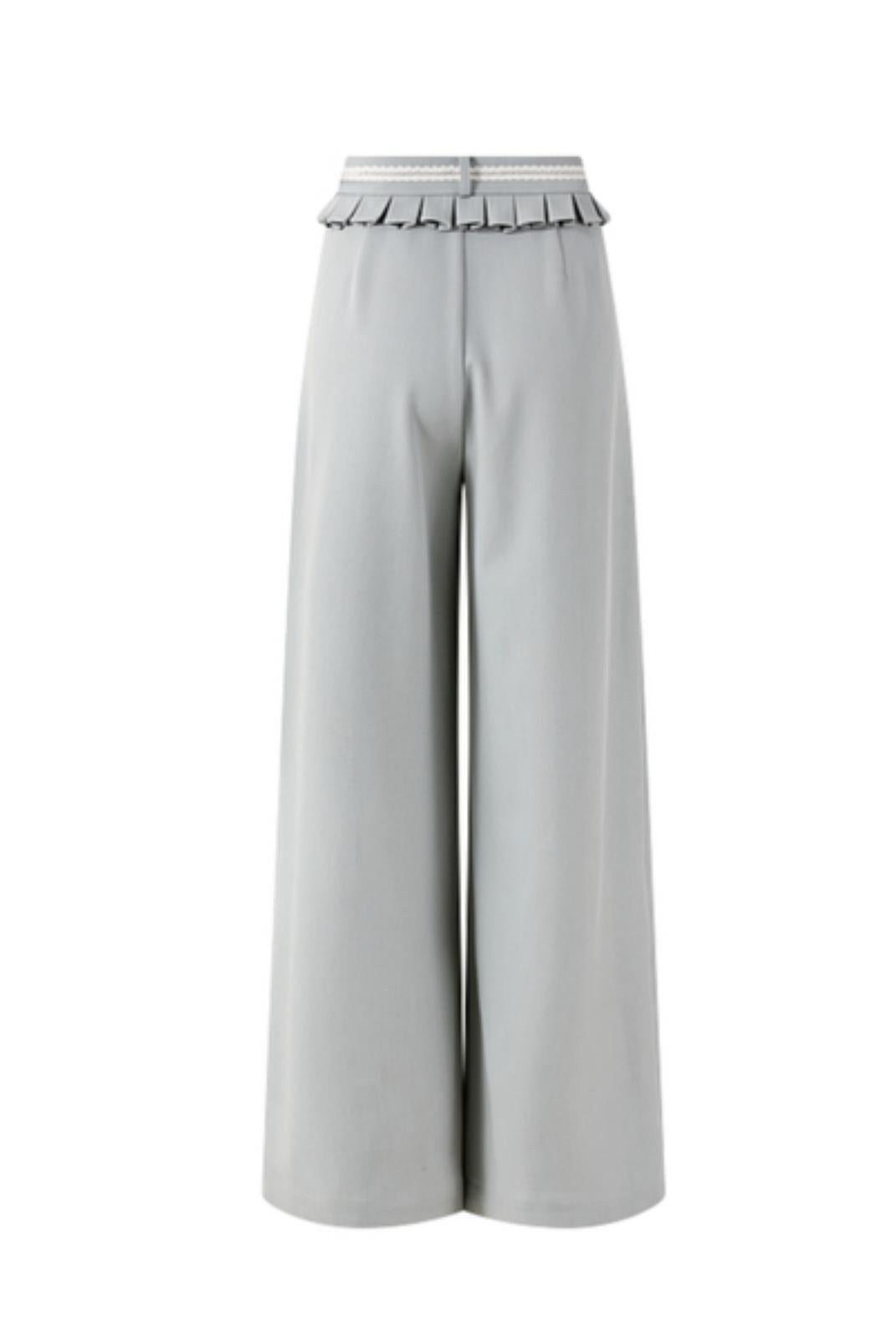 Autumn Gray Blazer Suit Set-Up