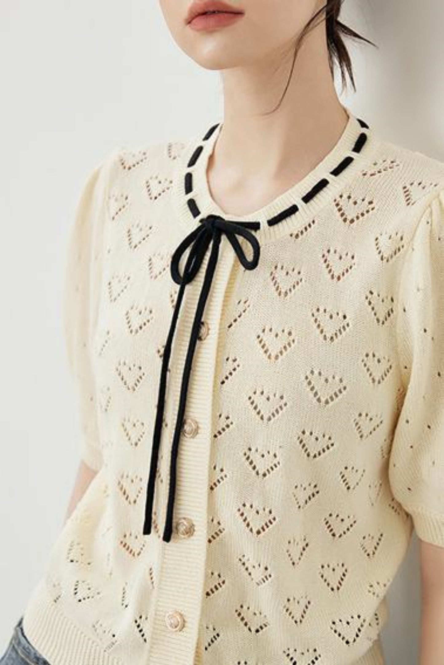 Elegant Puff Sleeve Sweater