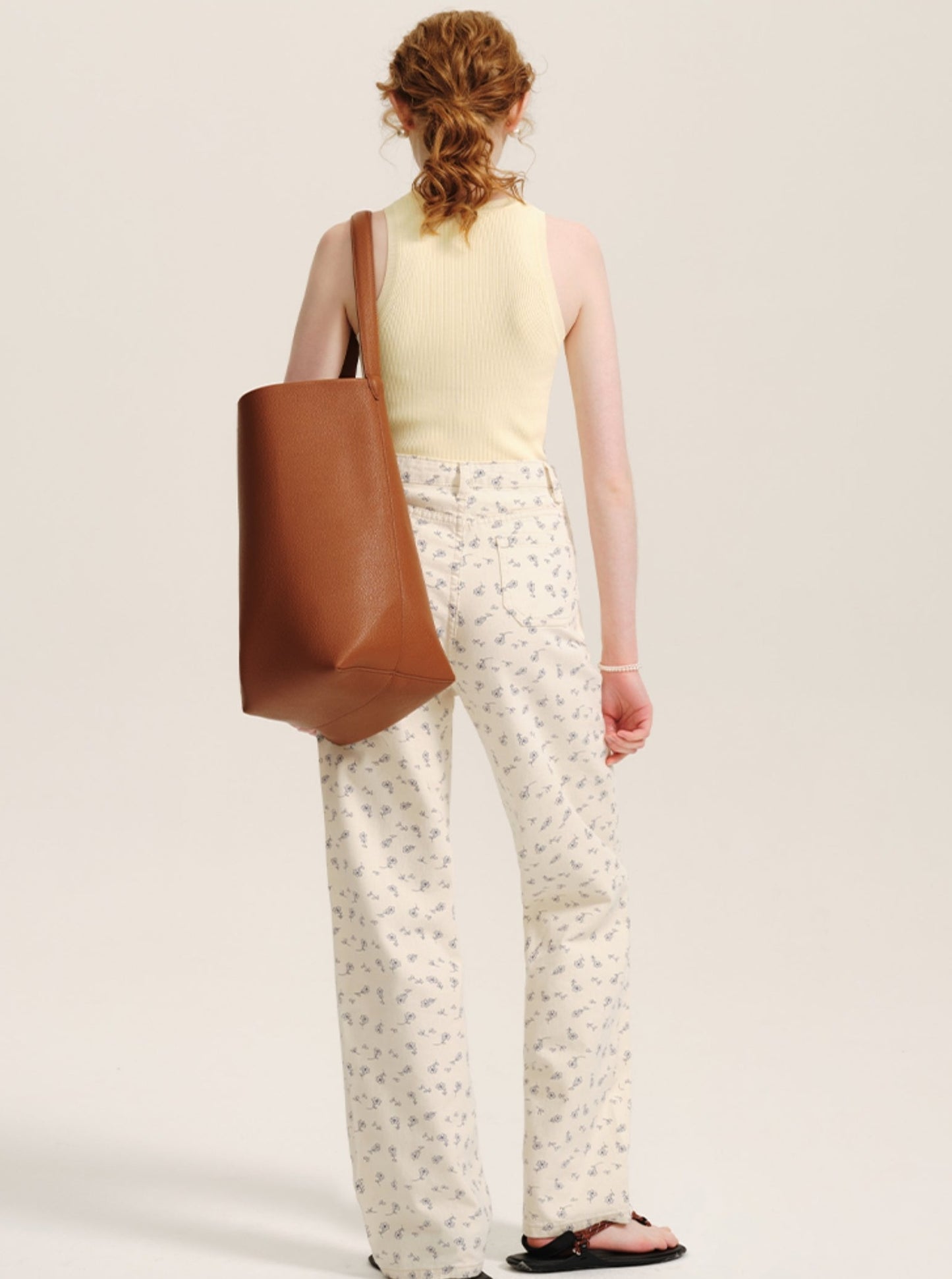 Pantalons décontractés floraux polyvalents