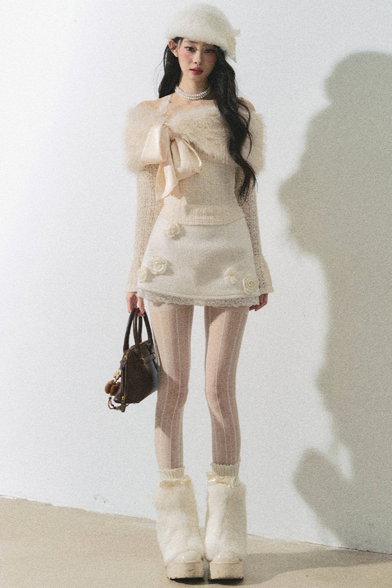 빈티지 홀터 니트 스웨터