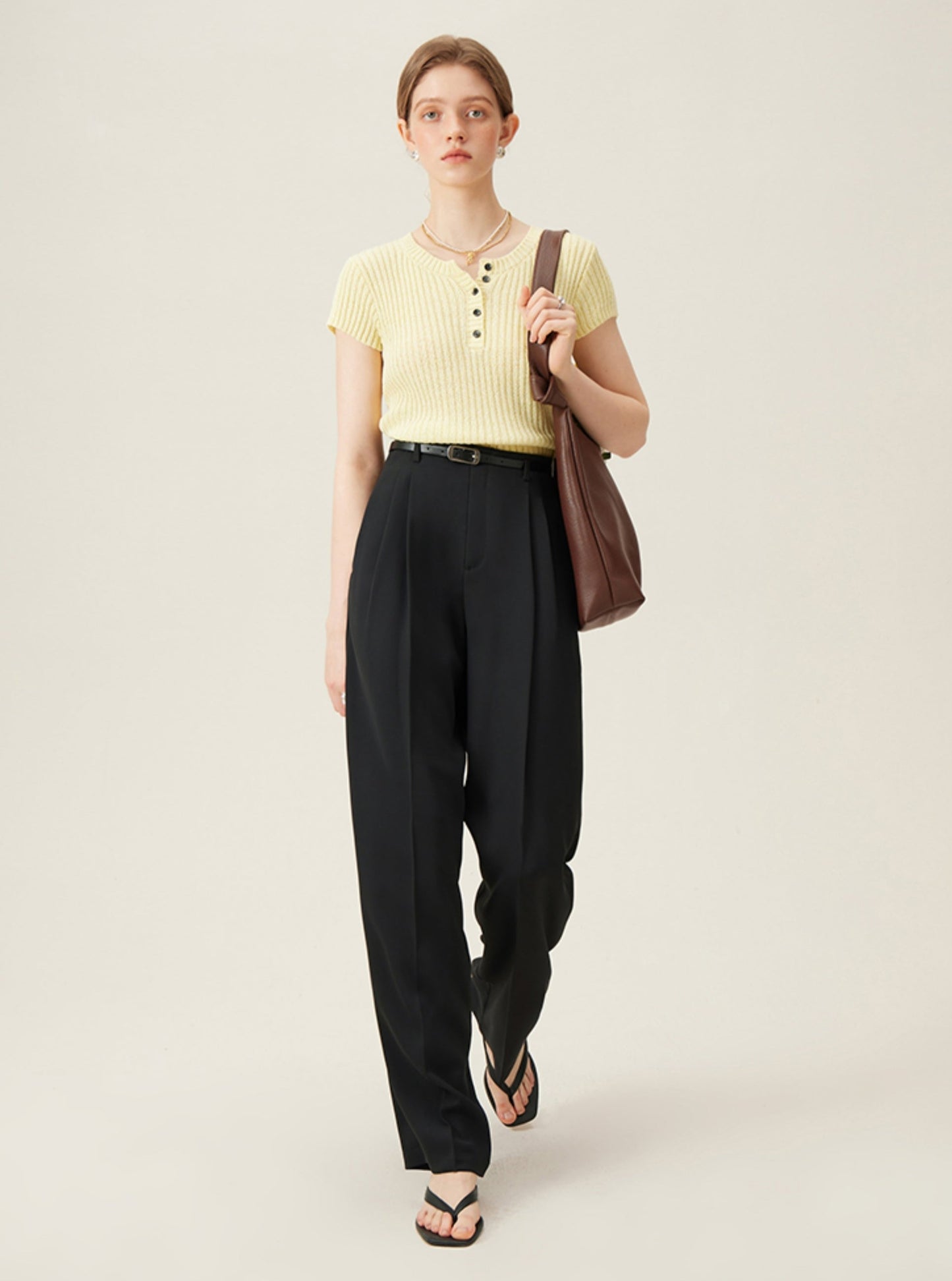 Pantalons à taille haute polyvalents