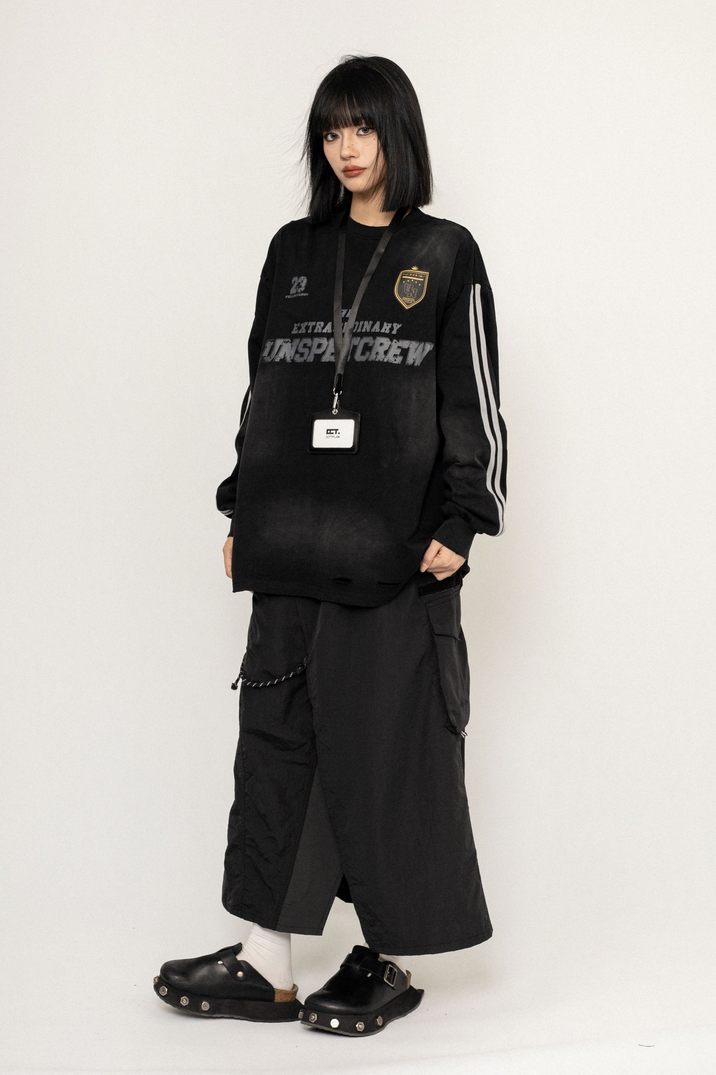 타이 다이 라운드 넥 스웨트셔츠