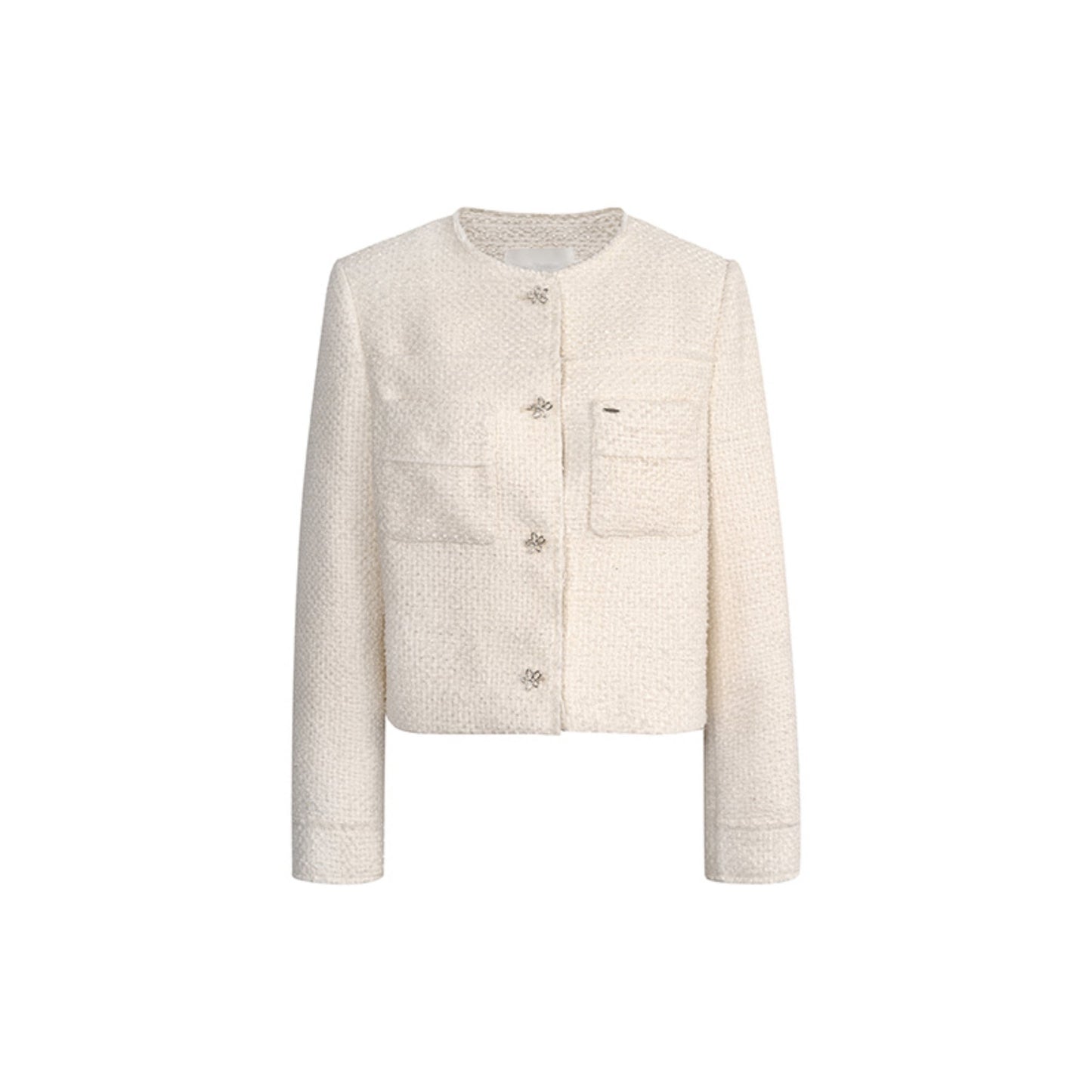 Romantic Floral Tweed Jacket