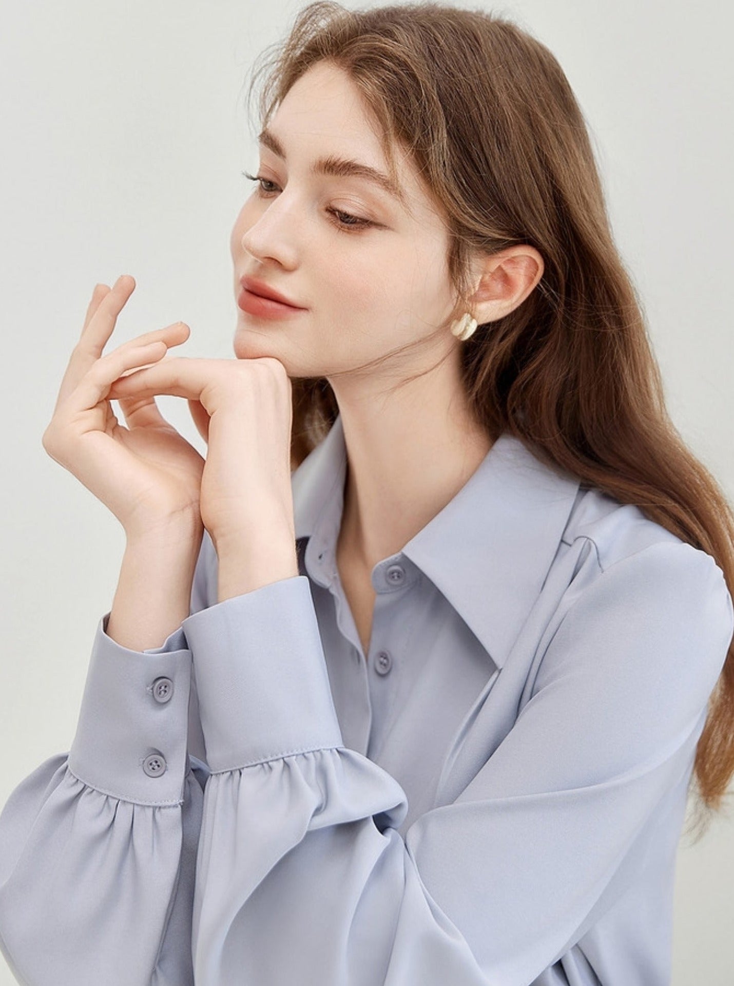 프렌치 템퍼러멘트 롱 슬리브 셔츠