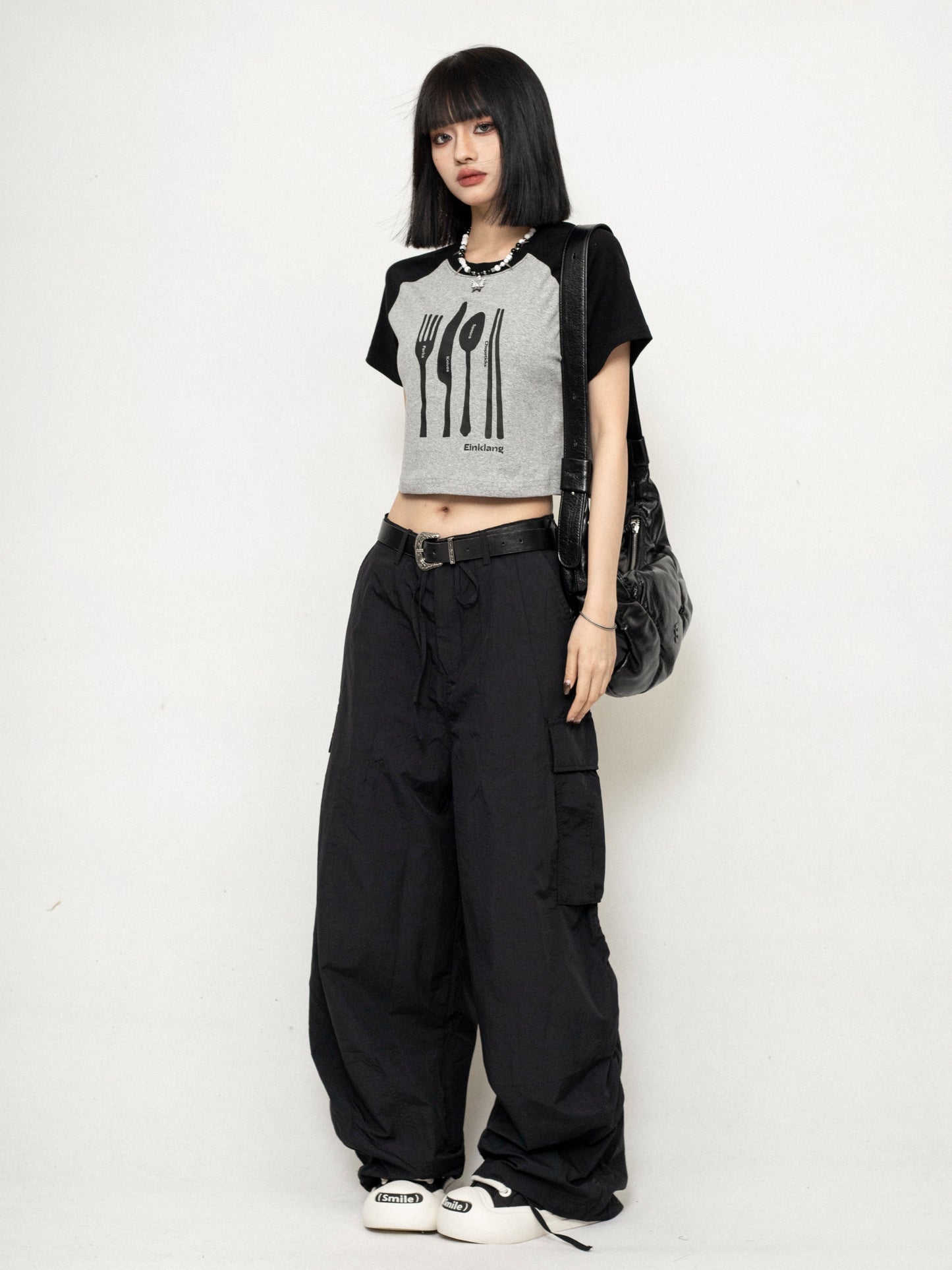 Retro Shoulder Thin T-Shirt