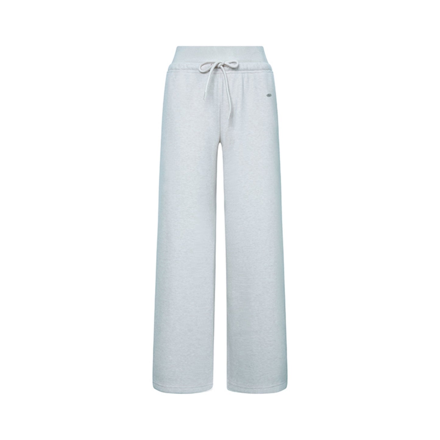 High-Waisted Macaron Cotton Blend Pants