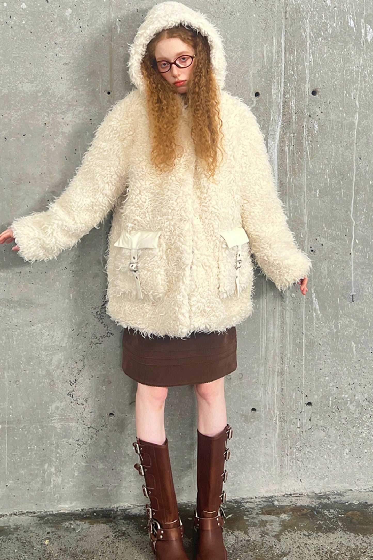 Fluffy Retro Wool Jacket