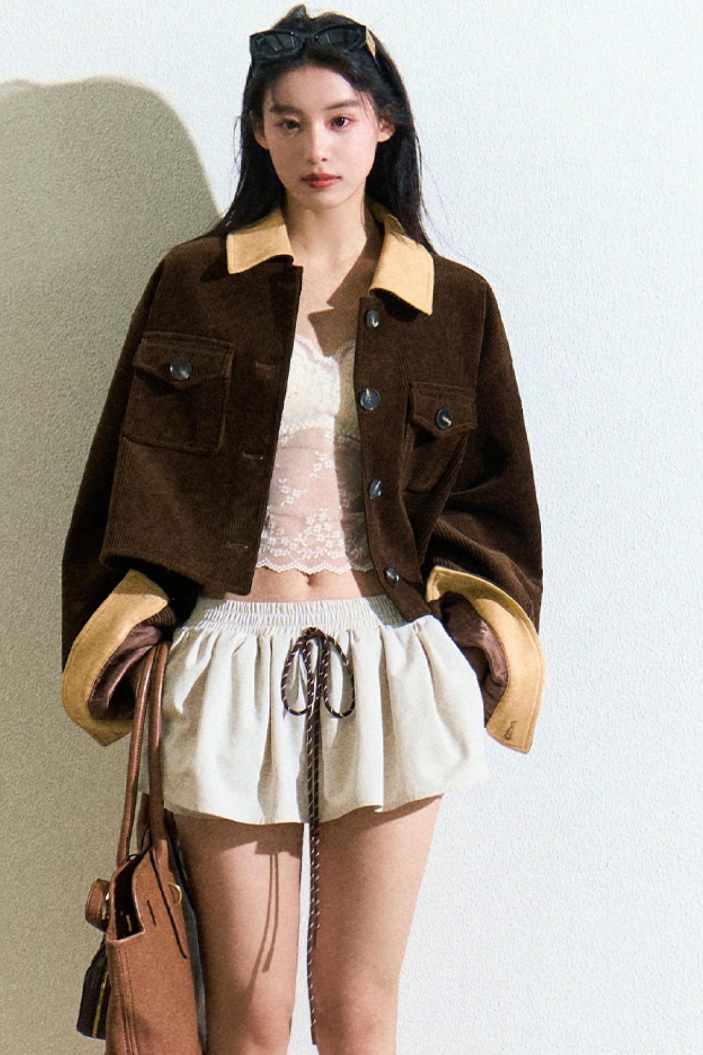 Pure Lace Strap Slim Underwear Top