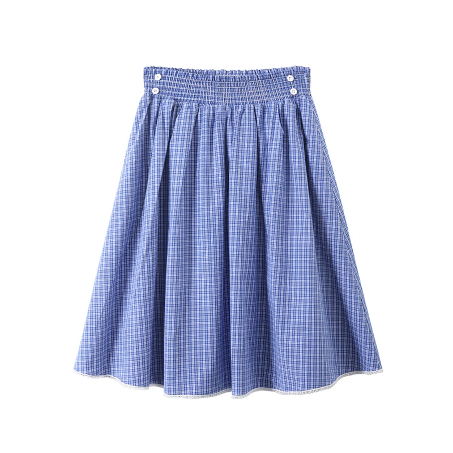 Blue A-line Skirt