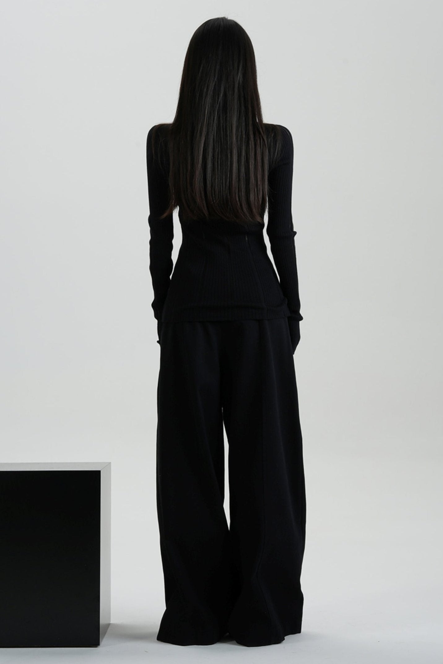 풀오버 롱 슬리브 니트 베이스 레이어 탑