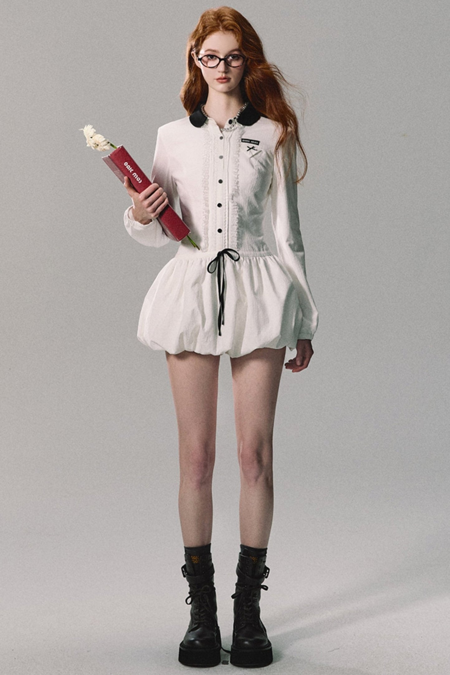 Robe Preppy Melody en Herbe