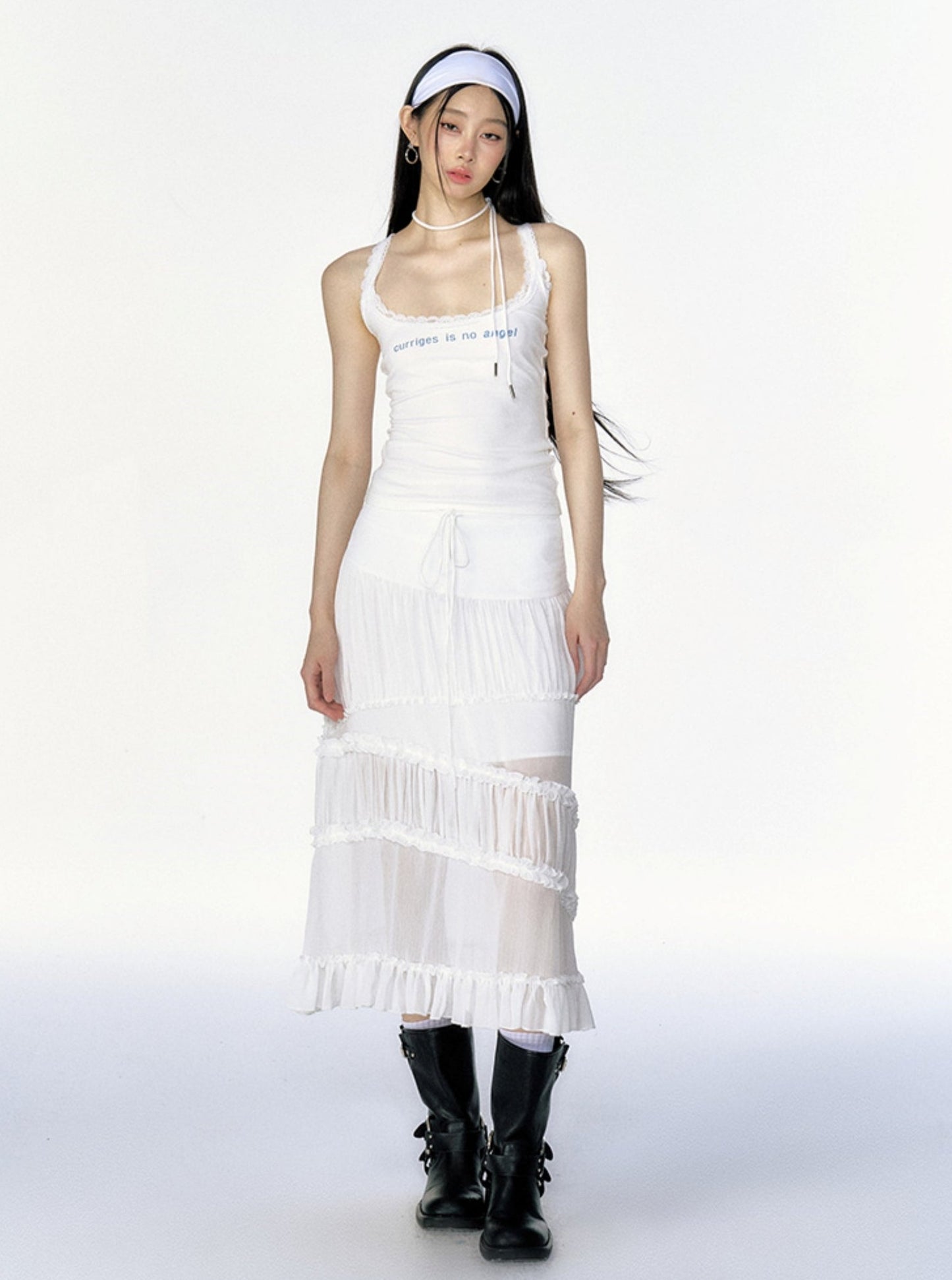 Sexy Sleeveless Lace Top