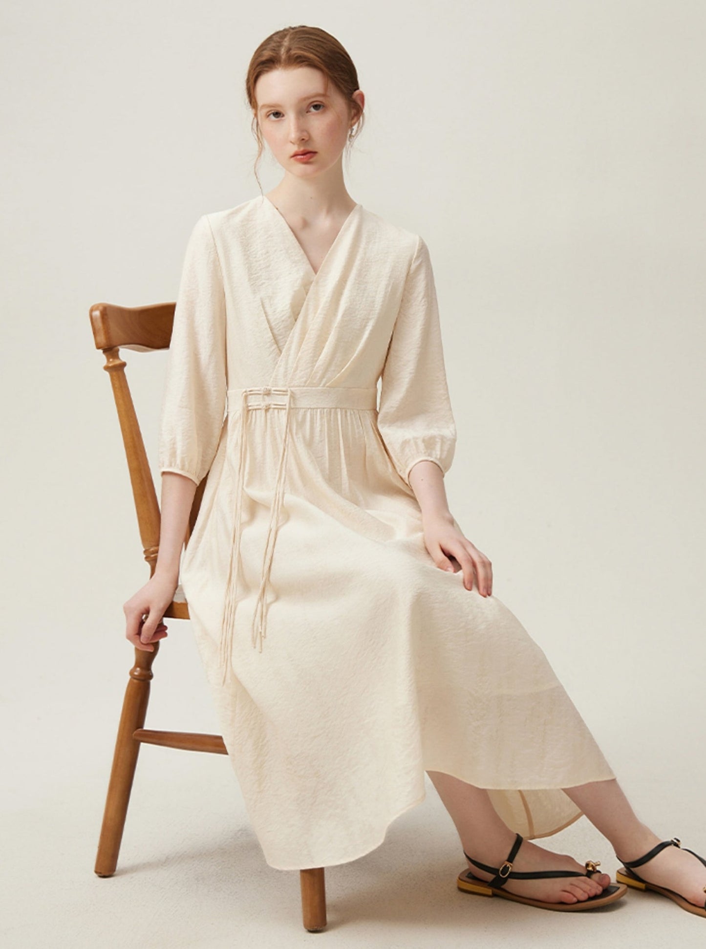 중국식 경량 민족 스타일 드레스