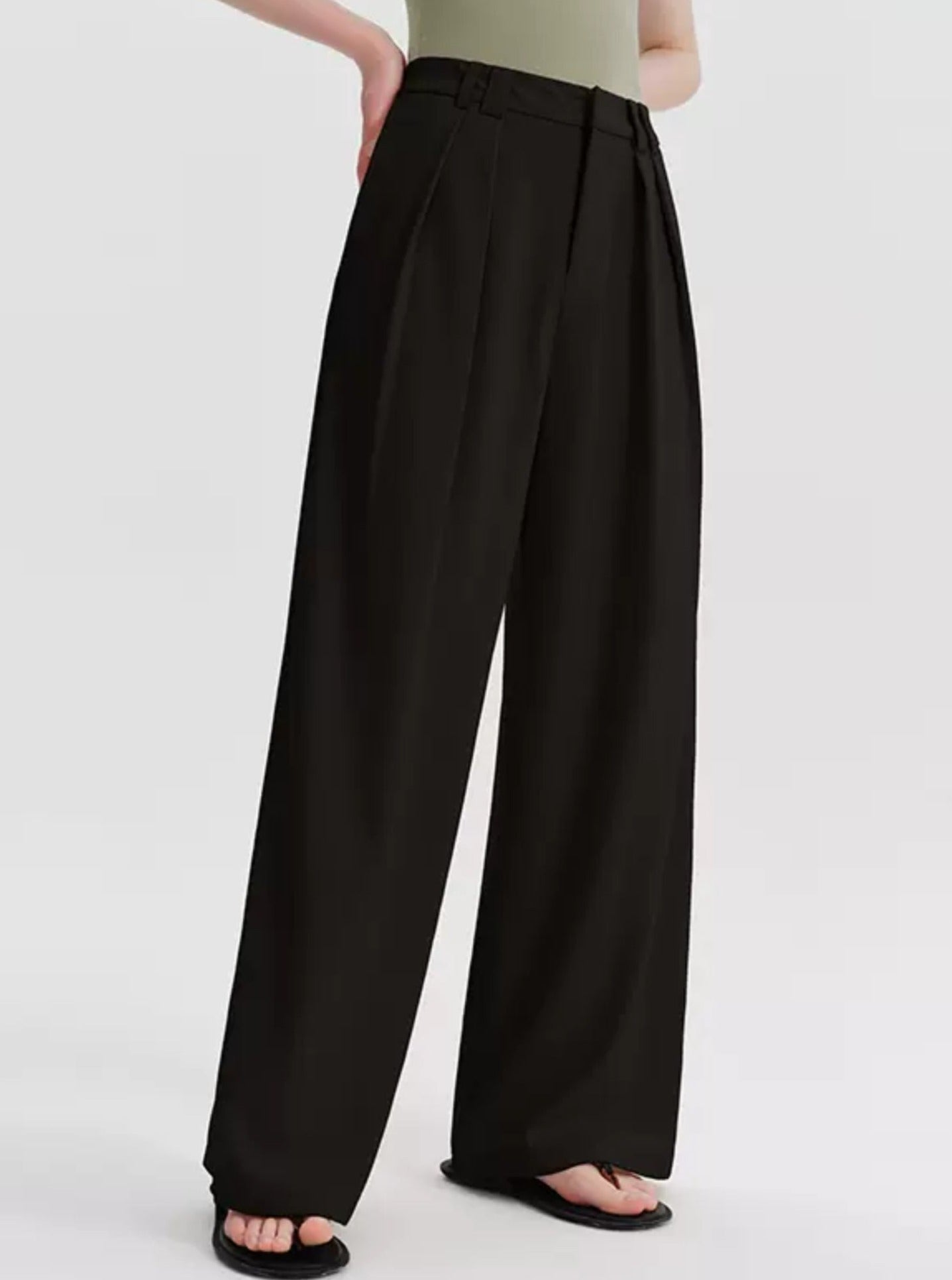 Loose Narrow Straight Suit Pants