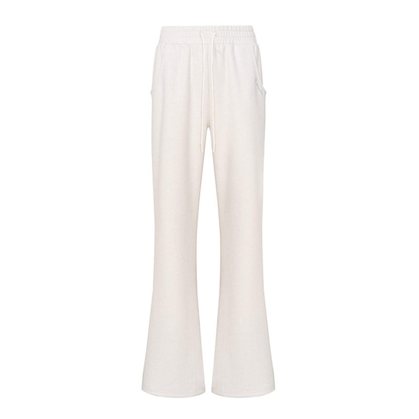 Luxe Silk-Wool Blend Cream Puff Pants